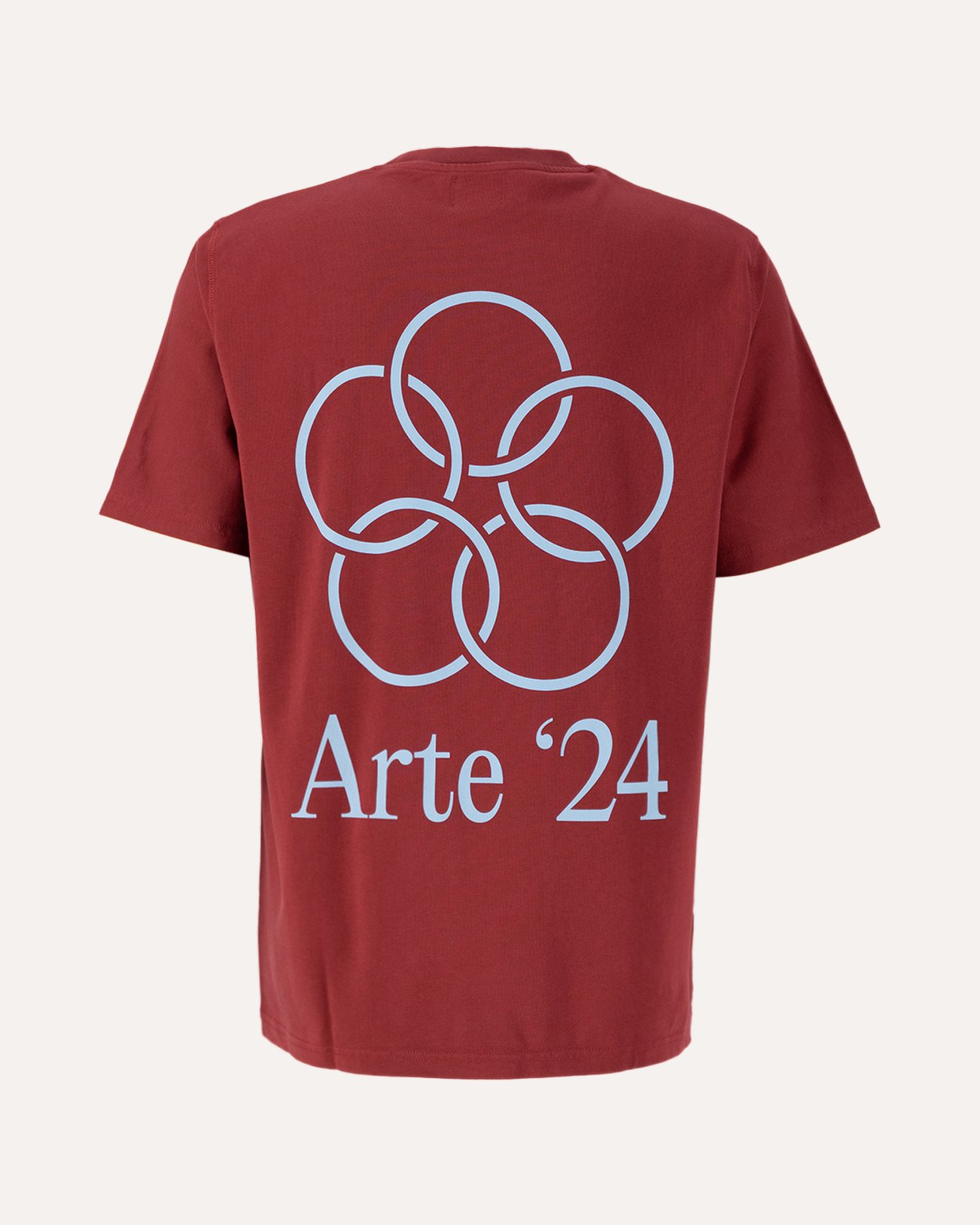 Arte Antwerp Teo Back Rings T-Shirt BORDEAUX 1