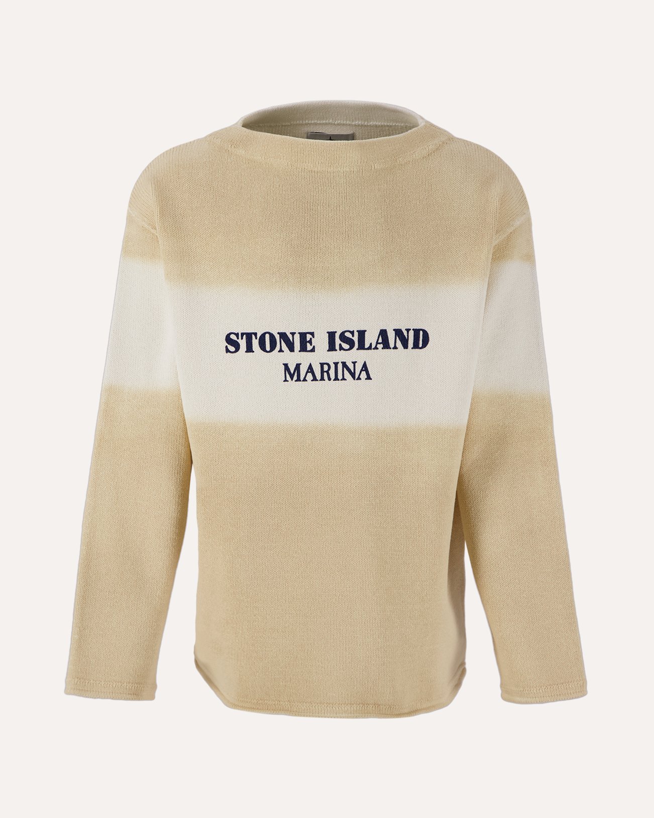 Stone Island 508XA Stone Island Marina - Raw Organic Cotton Knit BEIGE 1