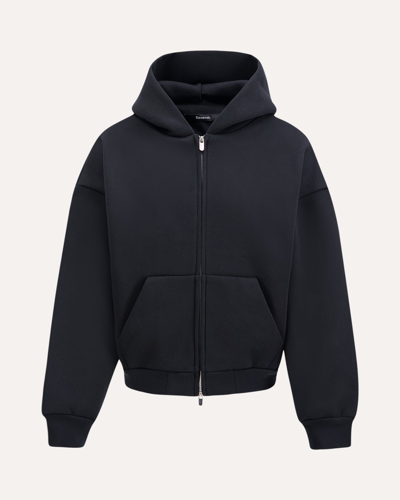 Seventh V2 Zipped Hoodie ZWART 1
