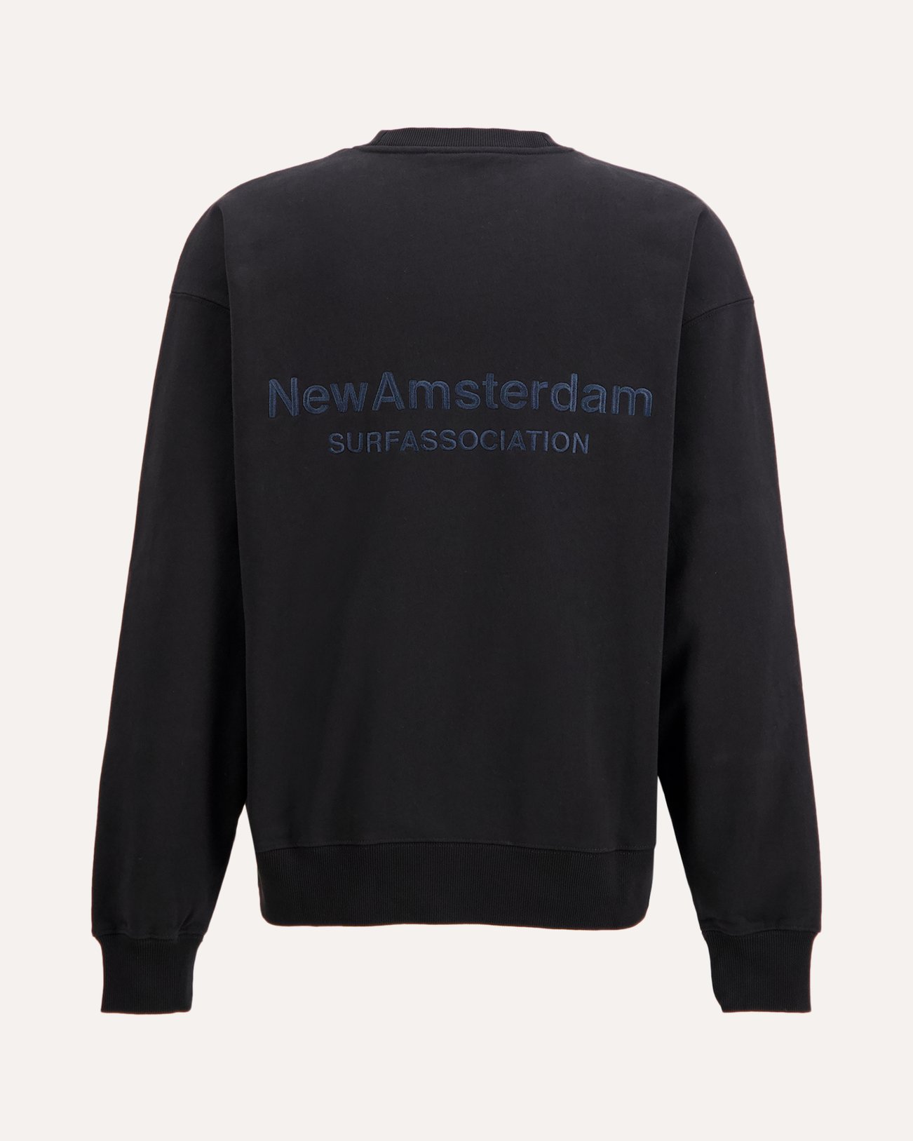 New Amsterdam Surf Association Logo Crewneck ZWART 1