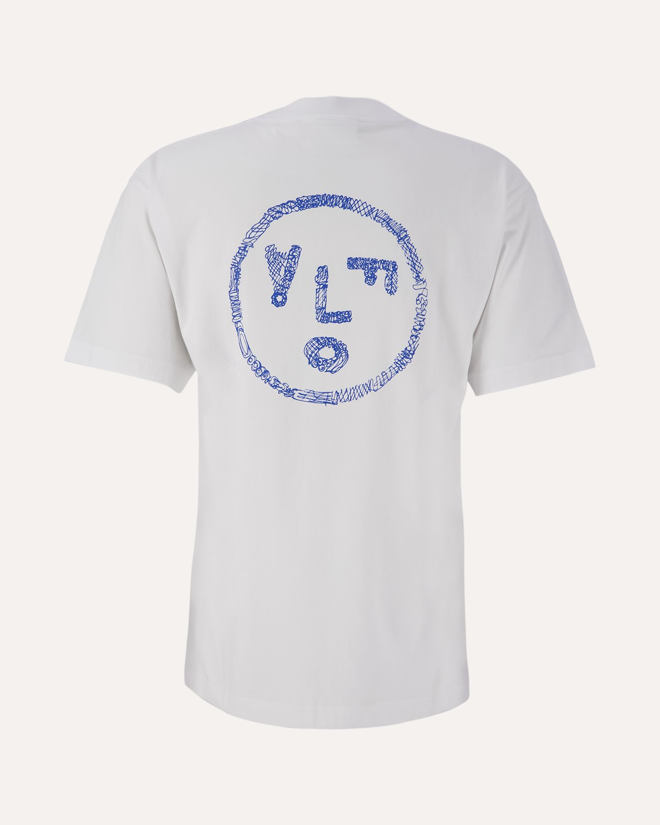 OLAF Scribble Face Tee WIT 1