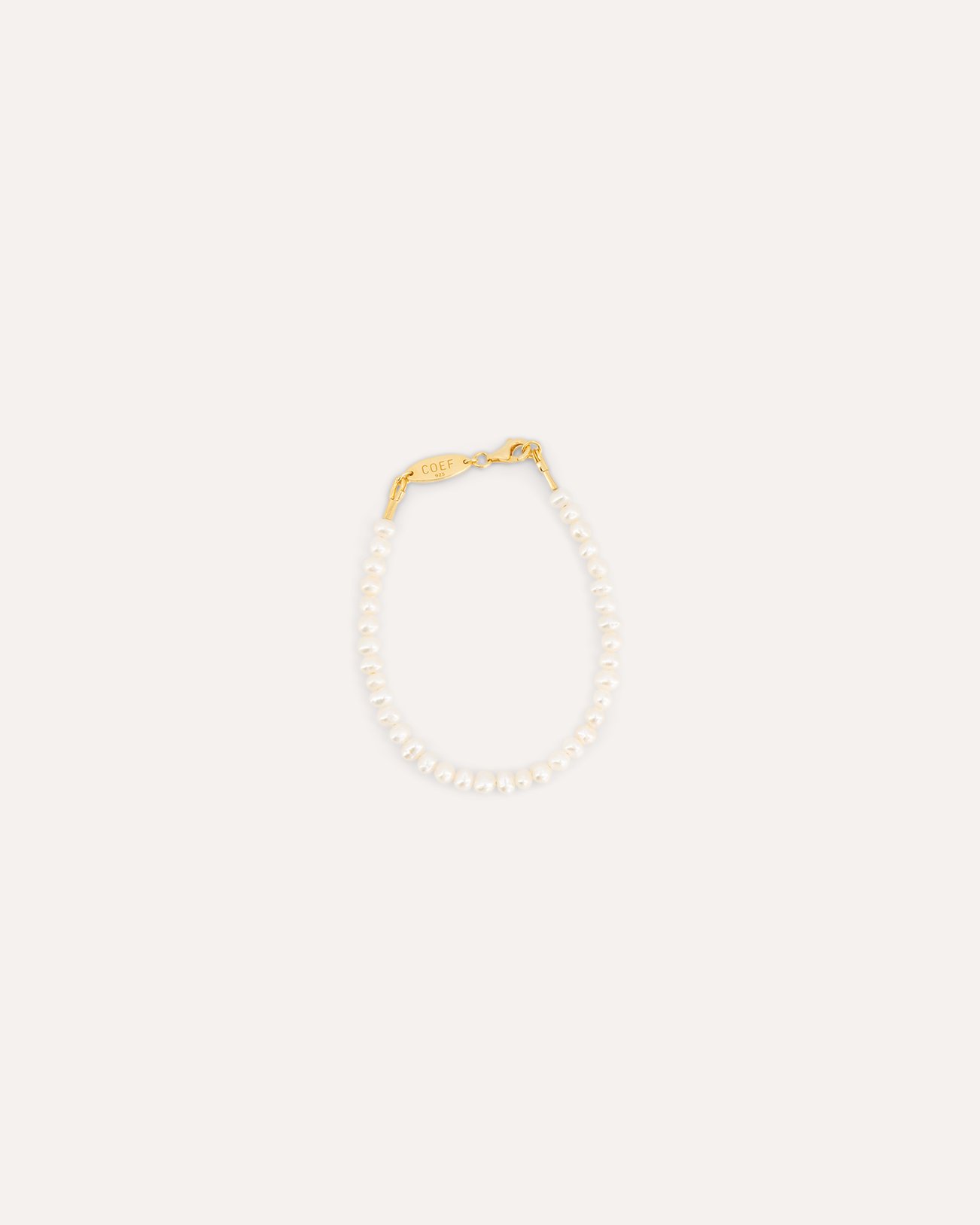 Coef Pearl Bracelet GOUD 1
