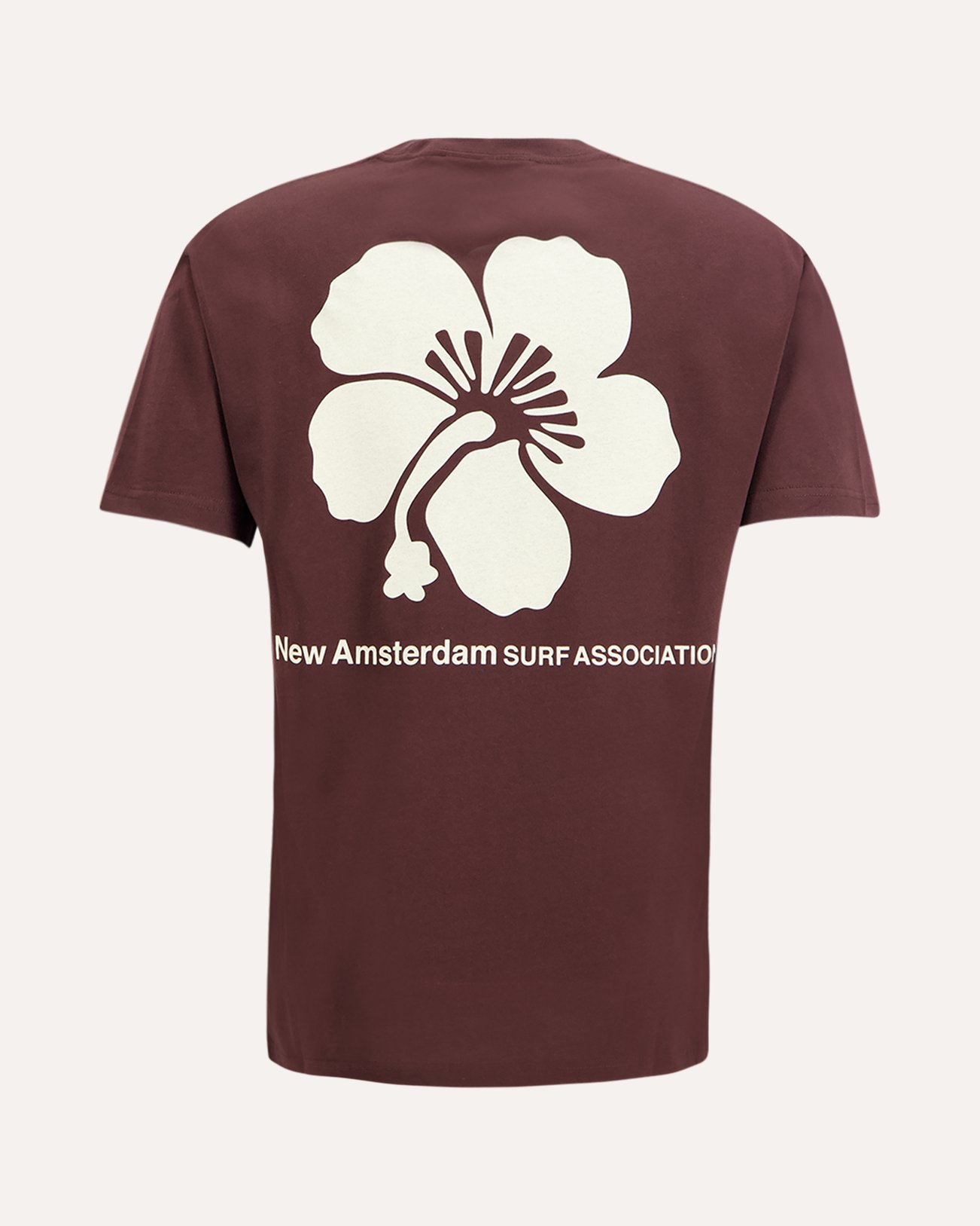 New Amsterdam Surf Association Hibiscus Tee ROOD 1