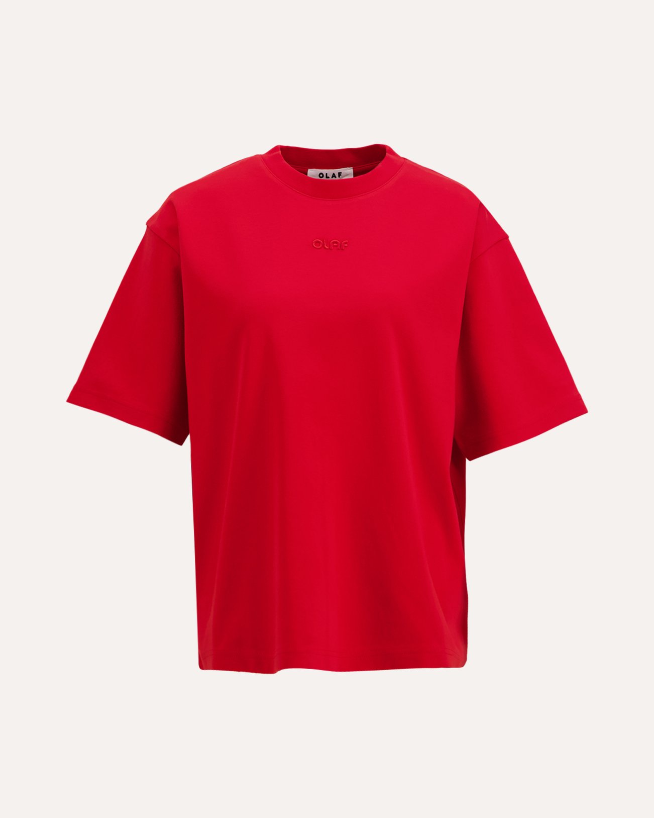 OLAF Retro Logo Boxy Tee ROOD 1