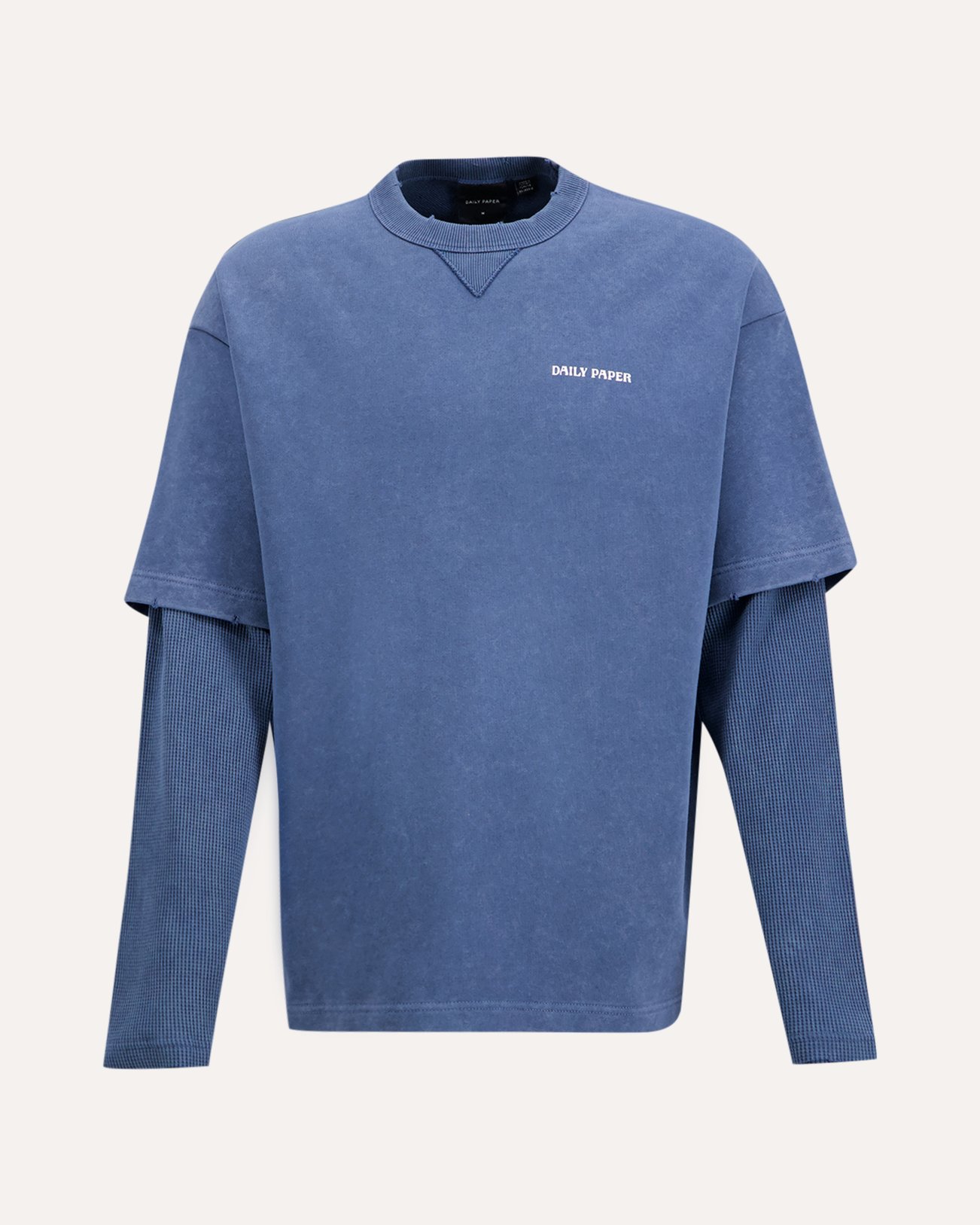 Daily Paper Layered Ls Tee BLAUW 1