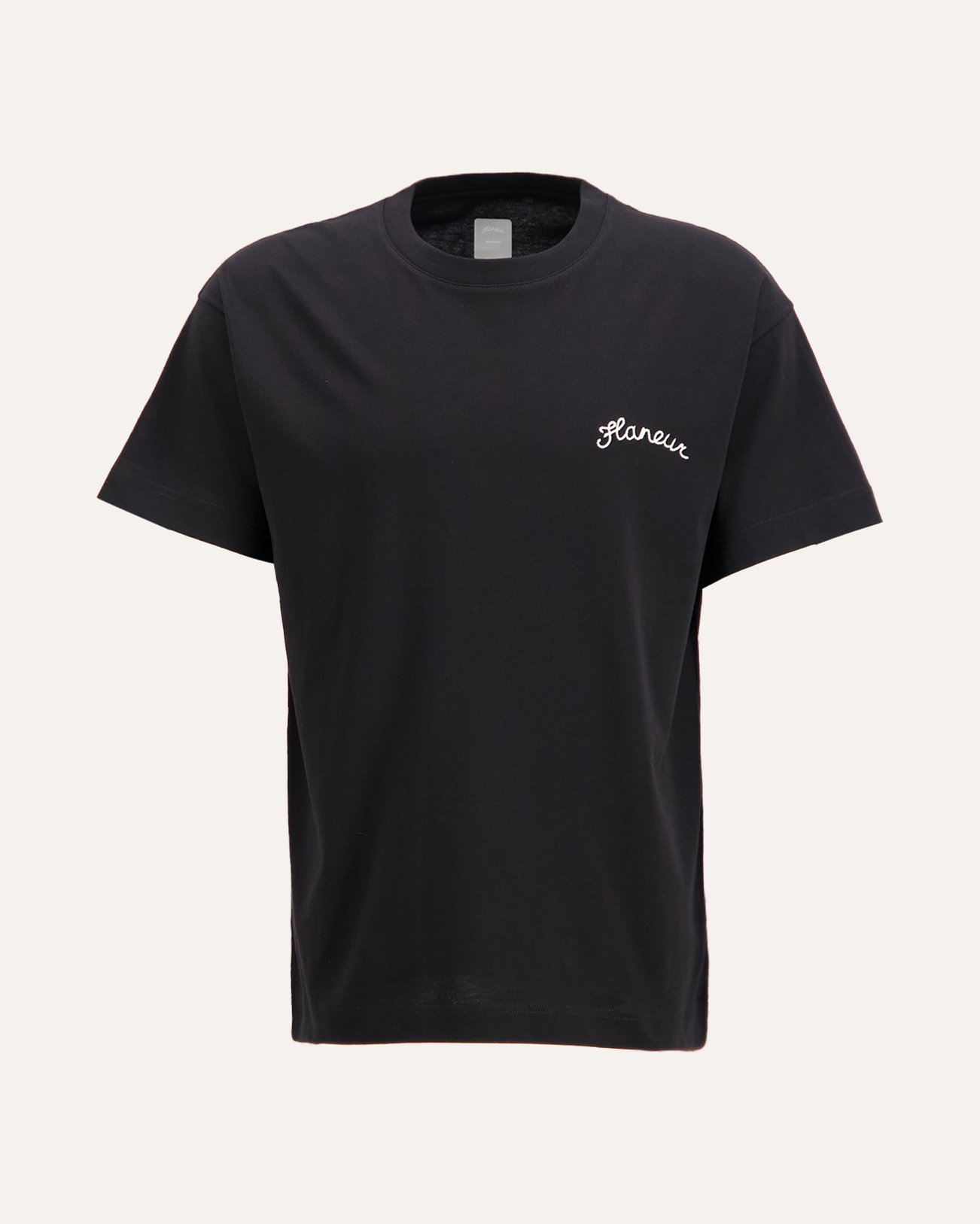 Flaneur Signature T-Shirt ZWART 1