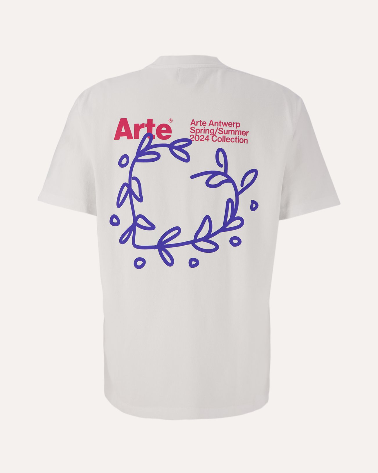 Arte Antwerp Teo Back Heart T-Shirt WIT 1