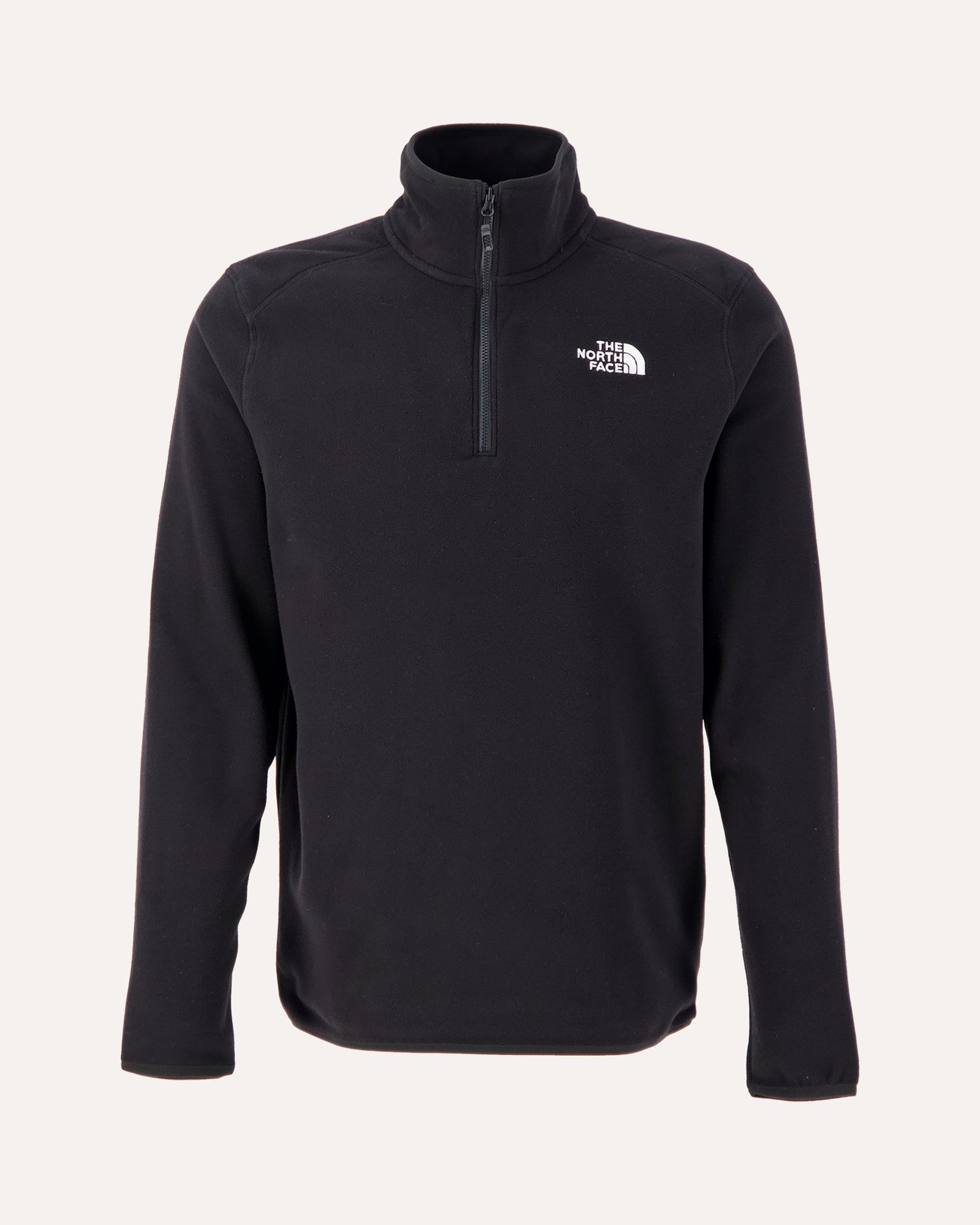 The North Face M 100 Glac 1/4 Zip ZWART 1