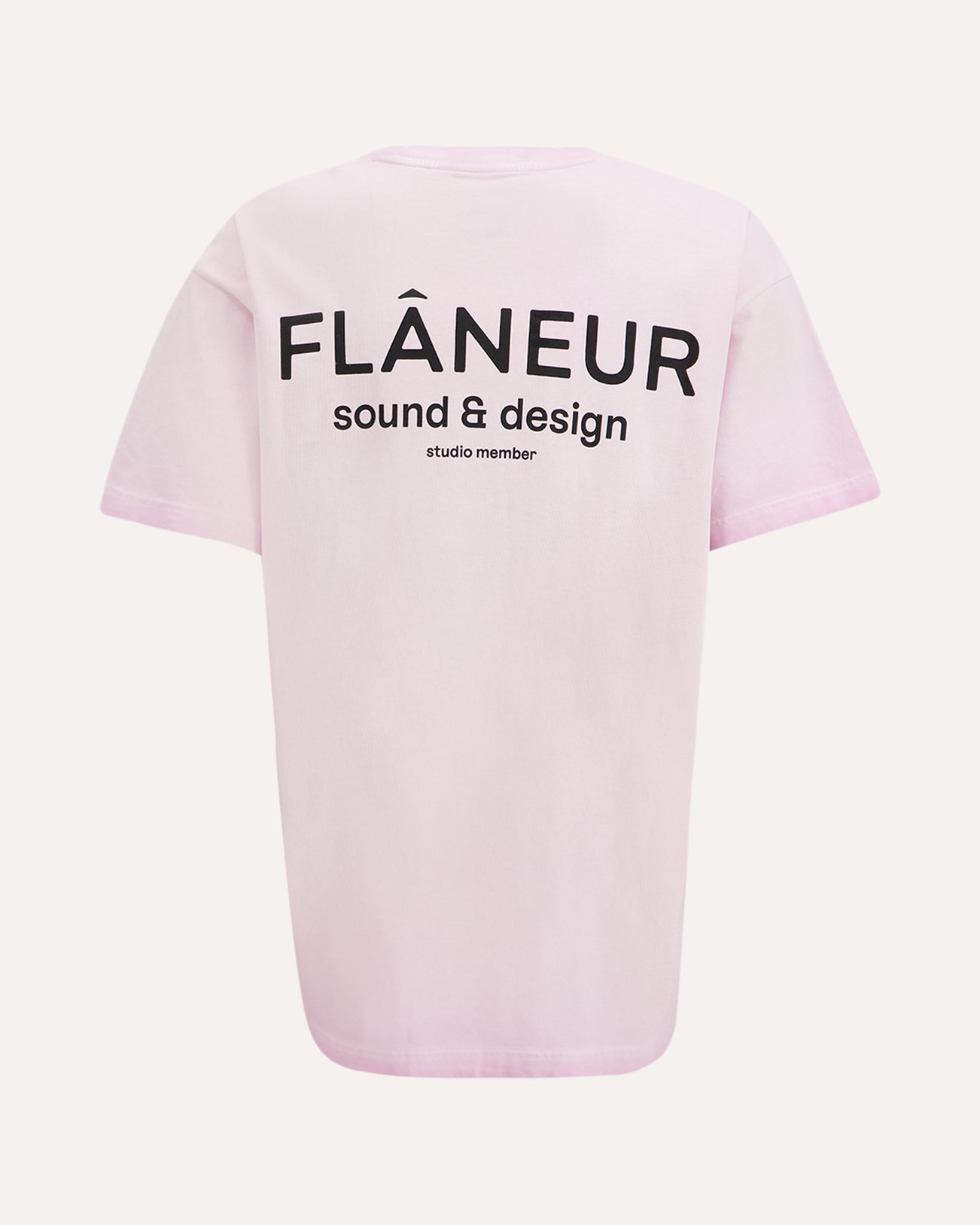 Flaneur Sound & Design Studio Member T-Shirt ROSE 1