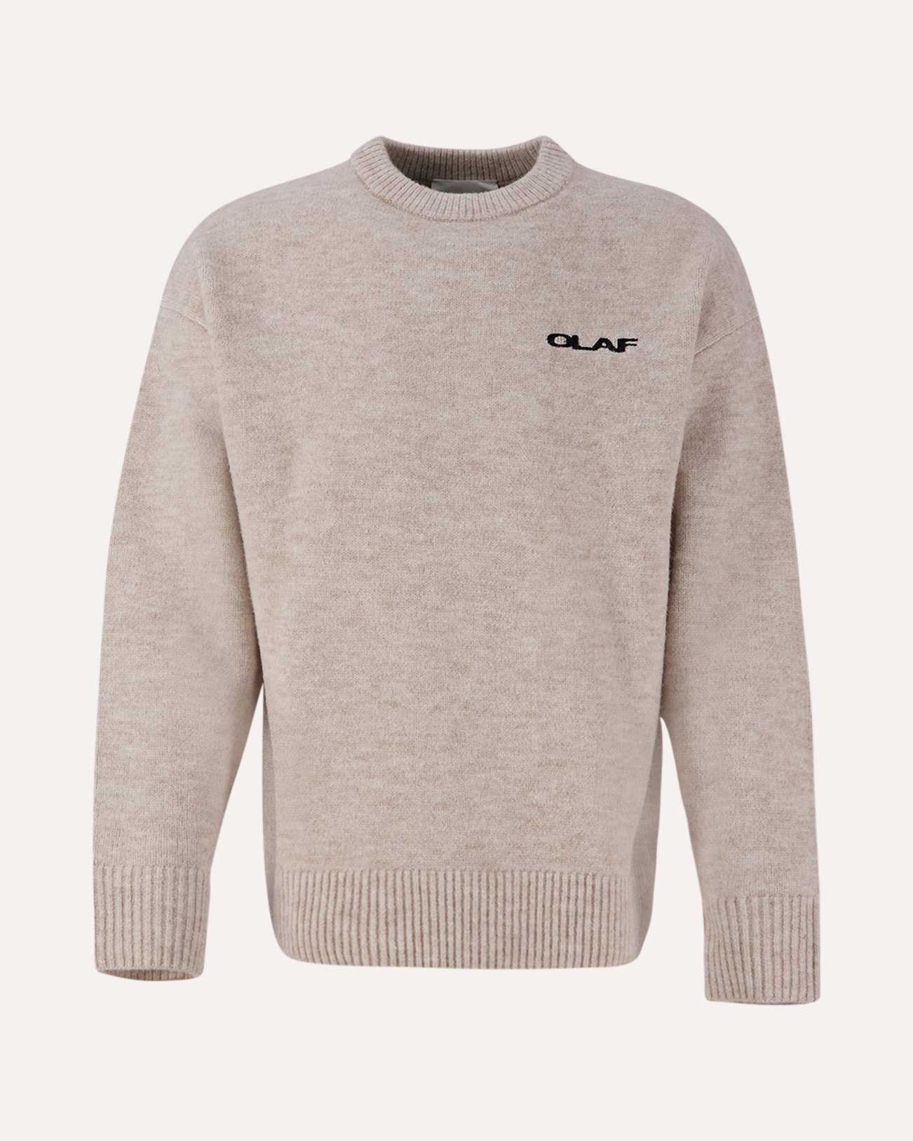 OLAF Drift Knitted Crewneck BEIGE 1