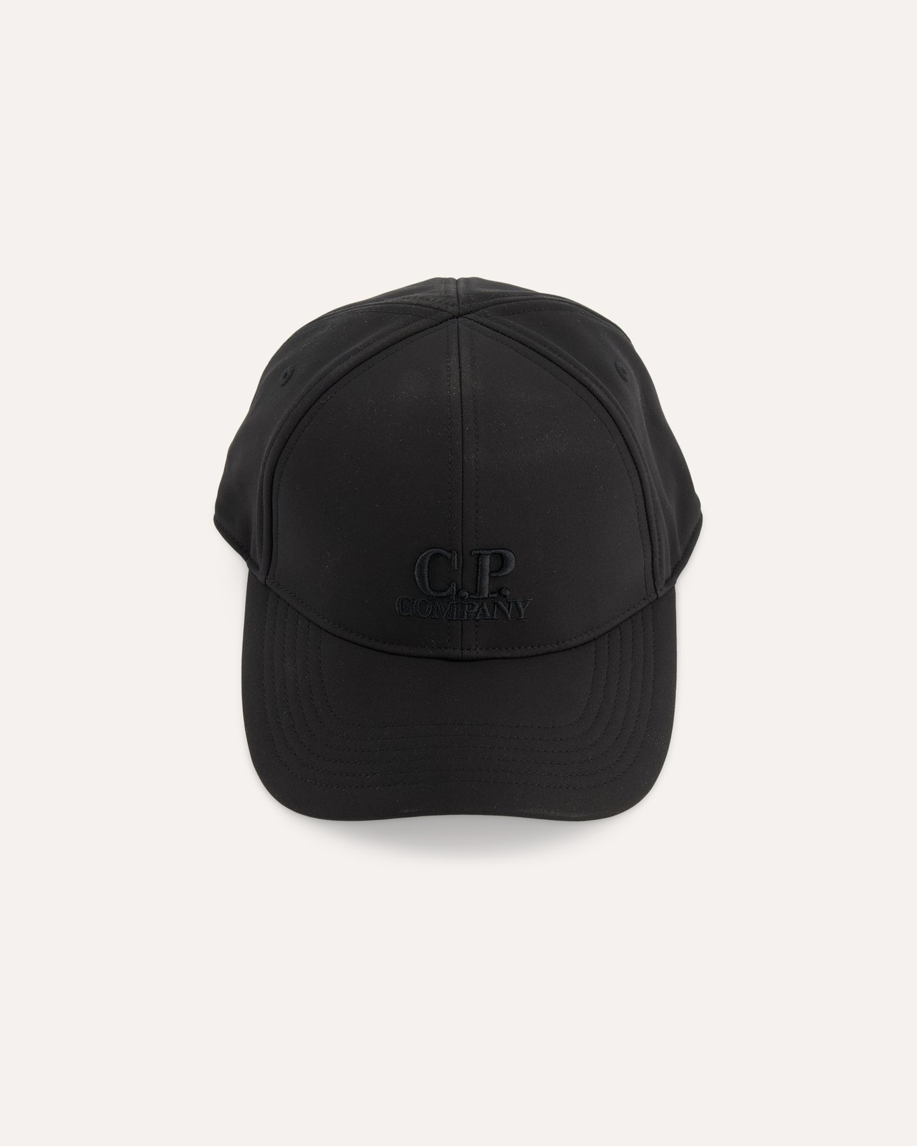 C.P. Company Shell-R Logo Cap ZWART 1