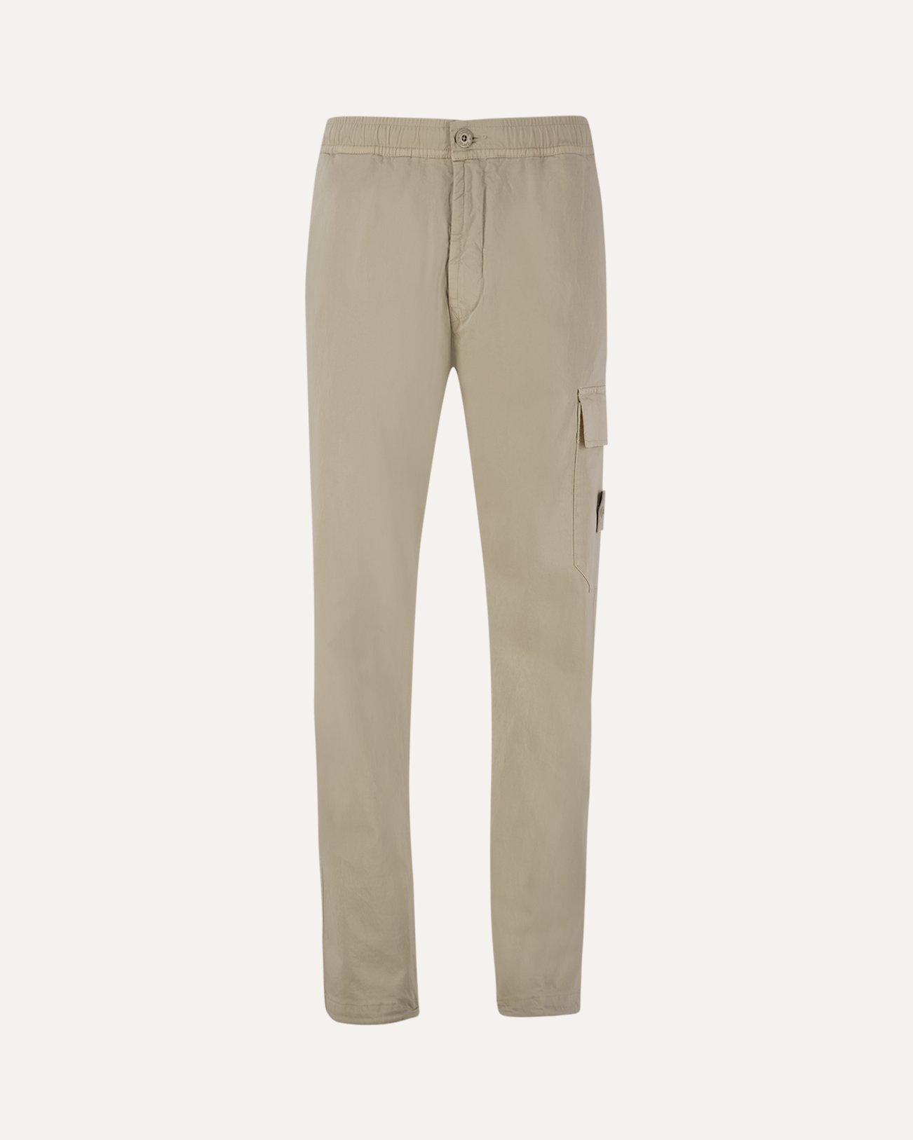 Stone Island 336F6 Cotton Satin Ghost Piece Cargo Pants BEIGE 1