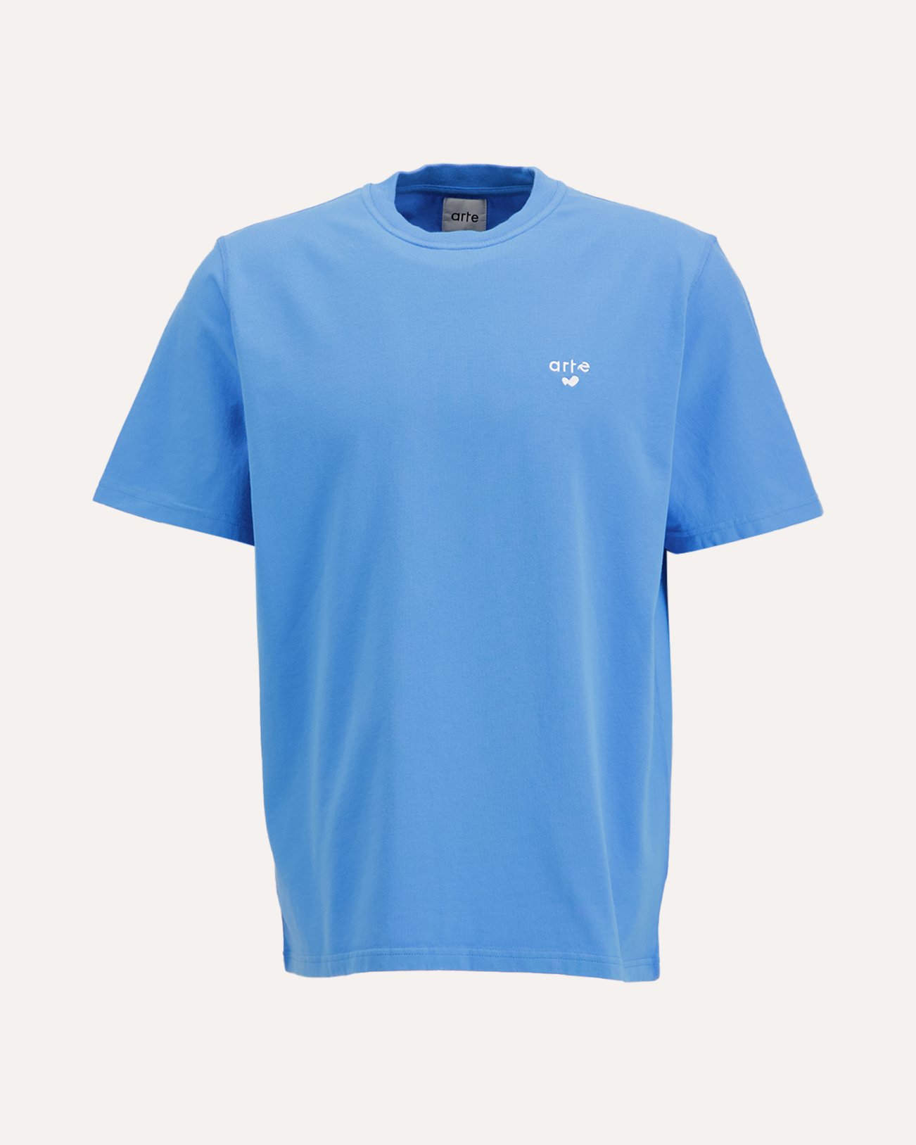 Arte Antwerp Heart Logo T-Shirt LICHTBLAUW 1