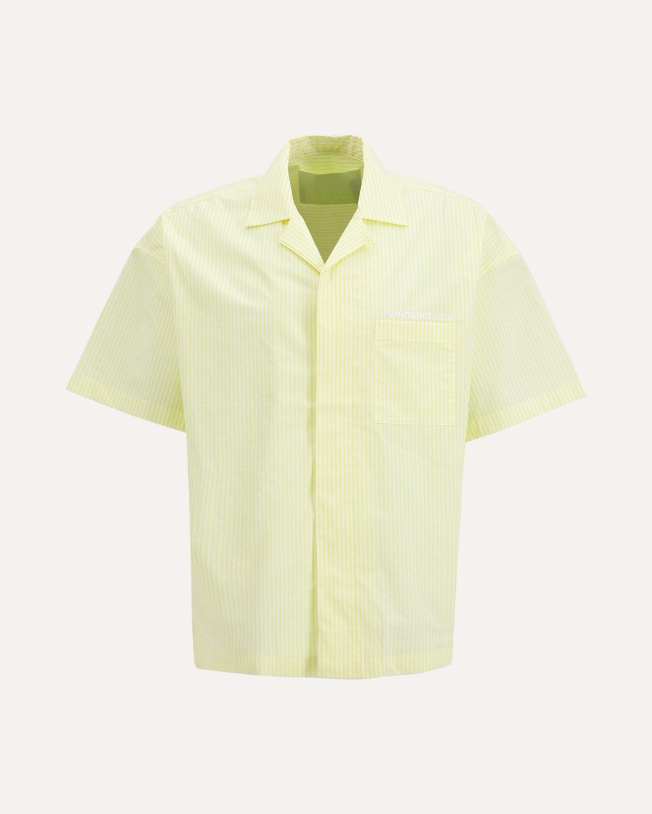New Amsterdam Surf Association Wijk Shirt Short Sleeves GEEL 1
