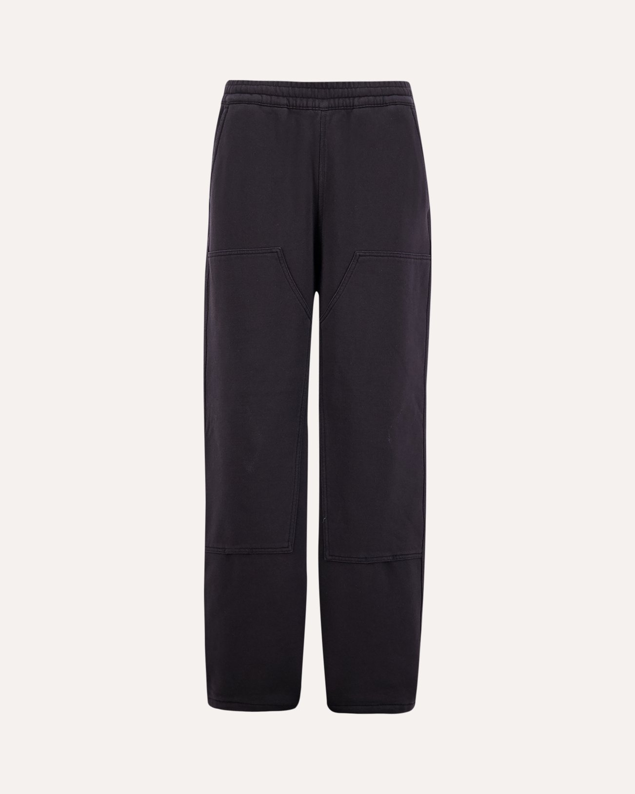 Carhartt WIP Double Knee Sweat Pant ZWART 1
