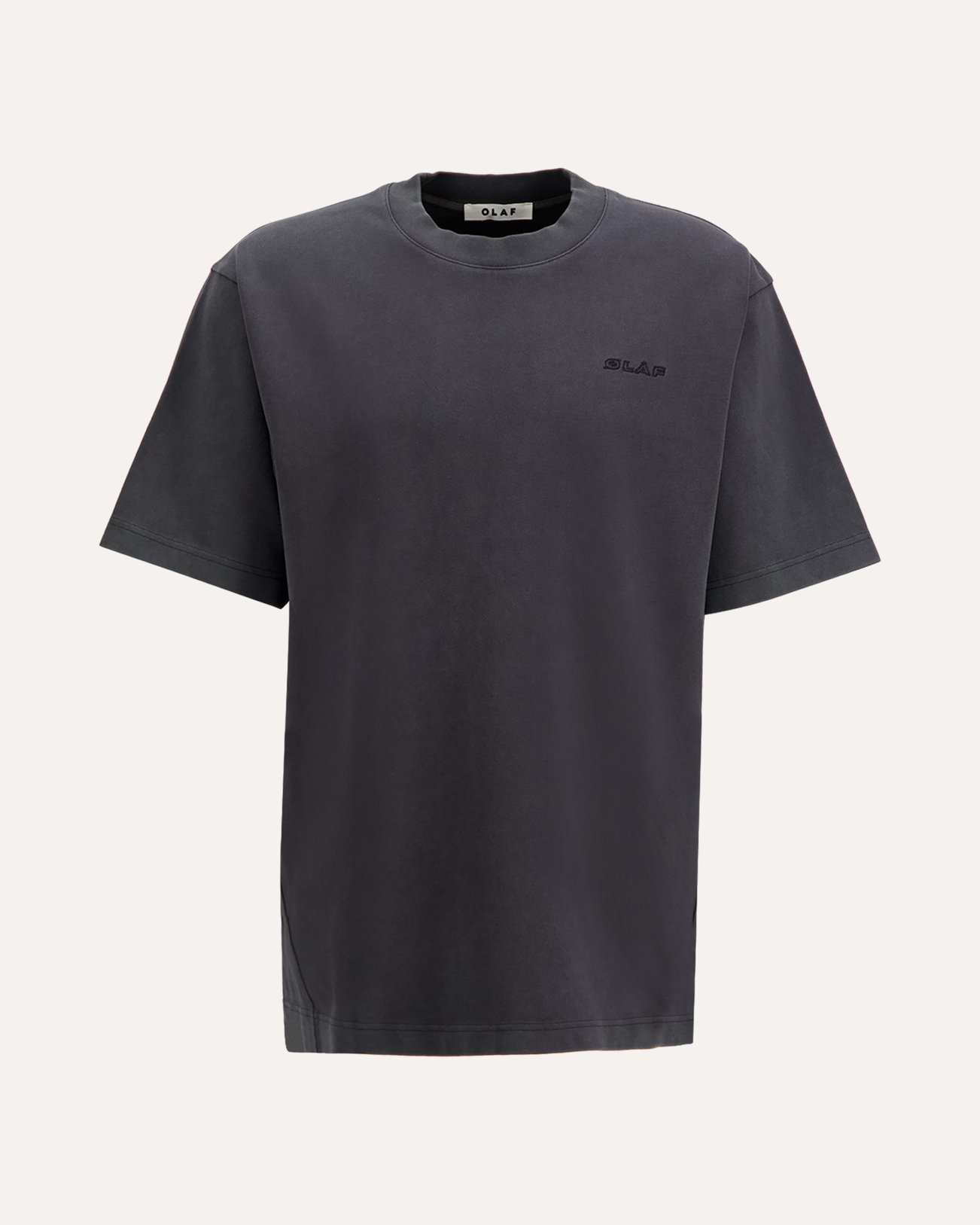 OLAF Washed Studio Ss Tee ANTHRACIET 1