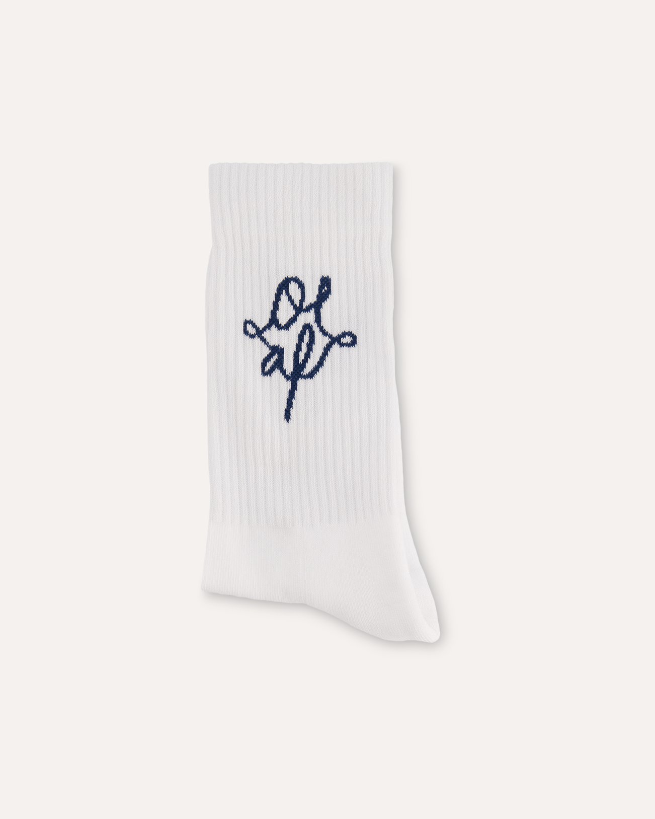 OLAF Monogram Socks WIT 1