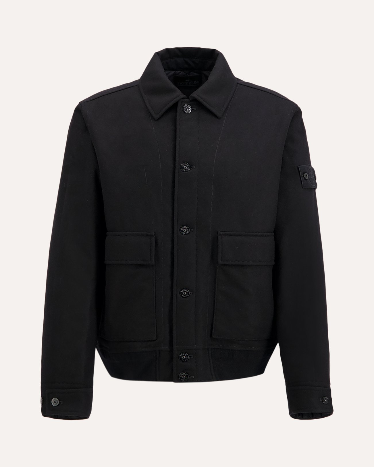 Stone Island 4100017 Jas Ghost ZWART 1
