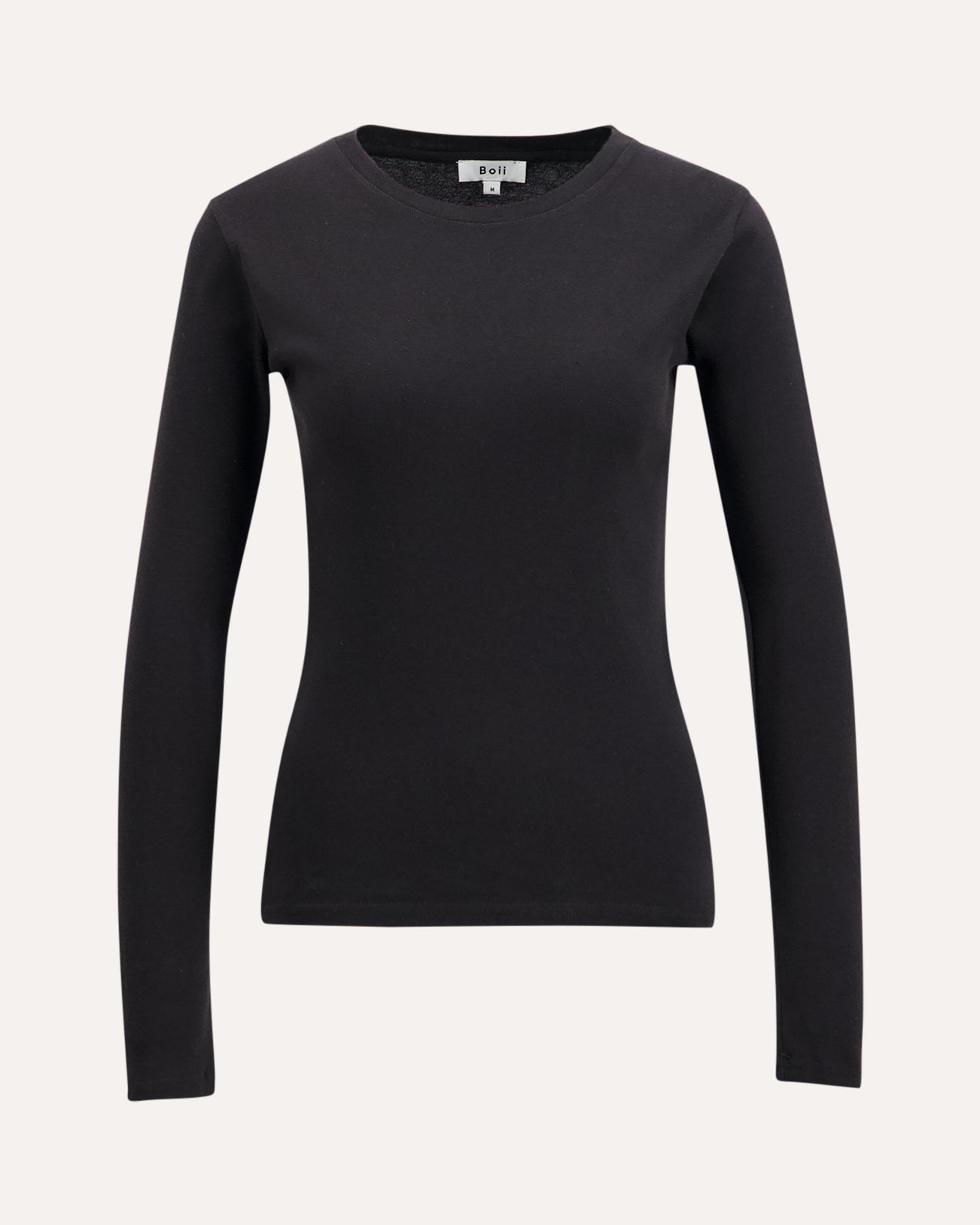Boii Studios Bonnie O Neck Tee ZWART 1