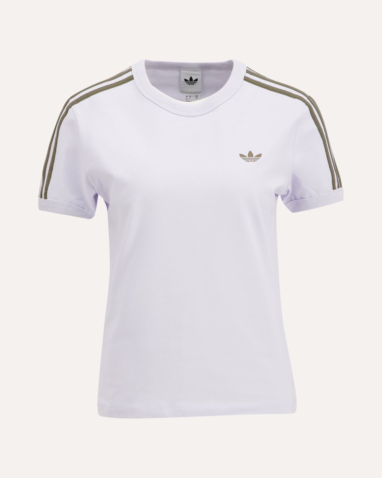 adidas 3 Stripes Tee Slim WIT 1