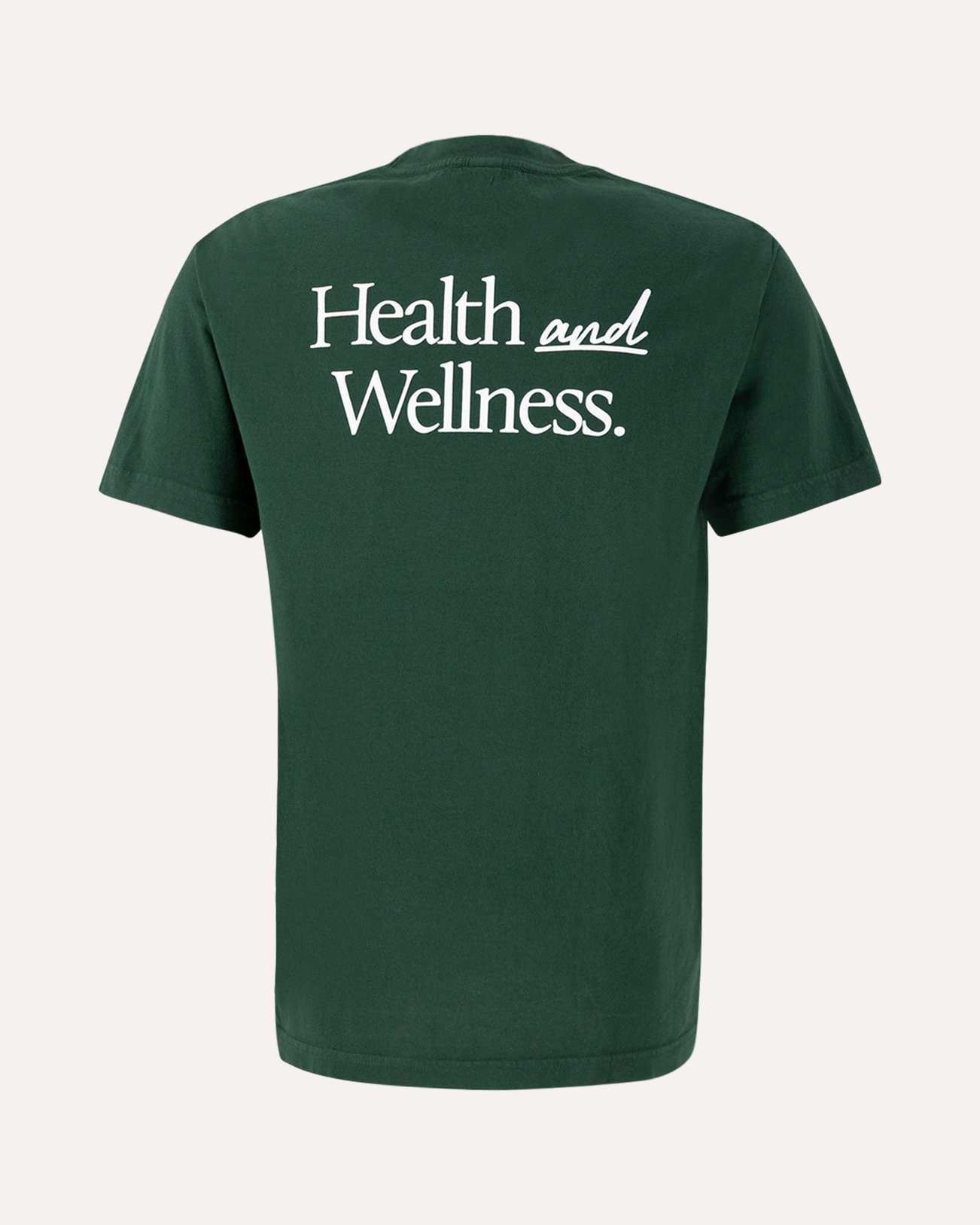 Sporty & Rich New Health T Shirt DONKERGROEN 1