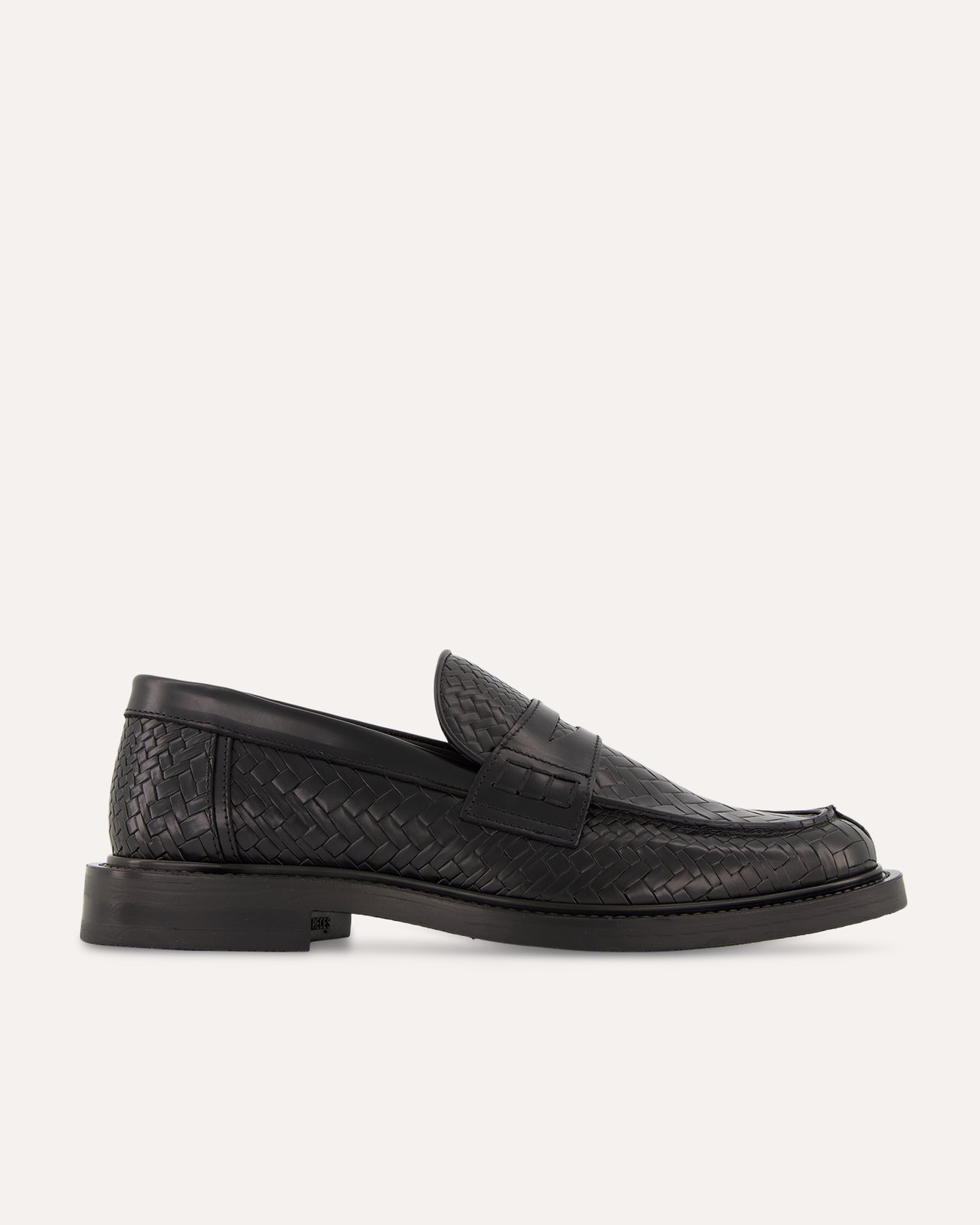Filling Pieces Loafer Woven Twist ZWART 1