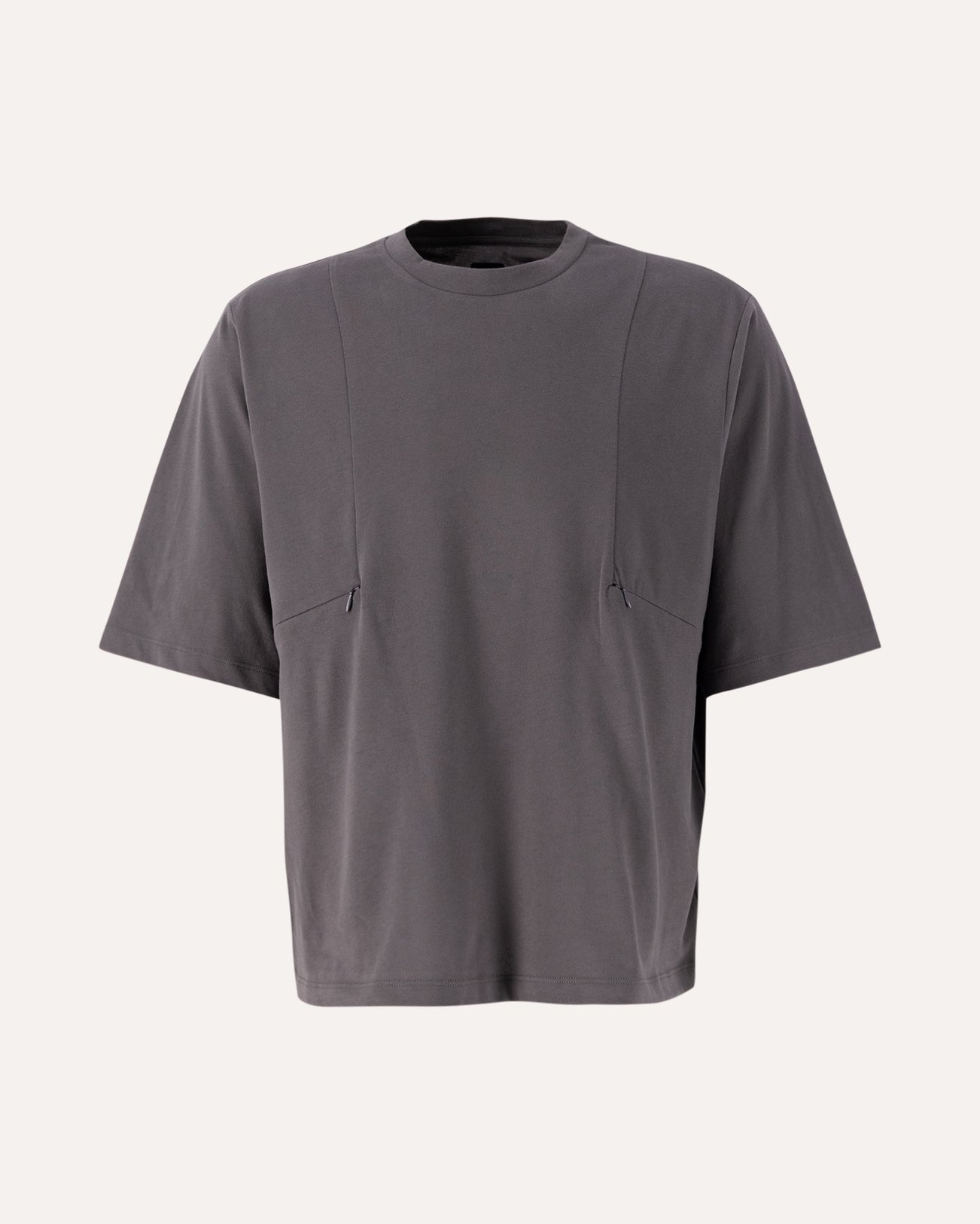 J.L-A.L T-Shirt Pocket GRIJS 1