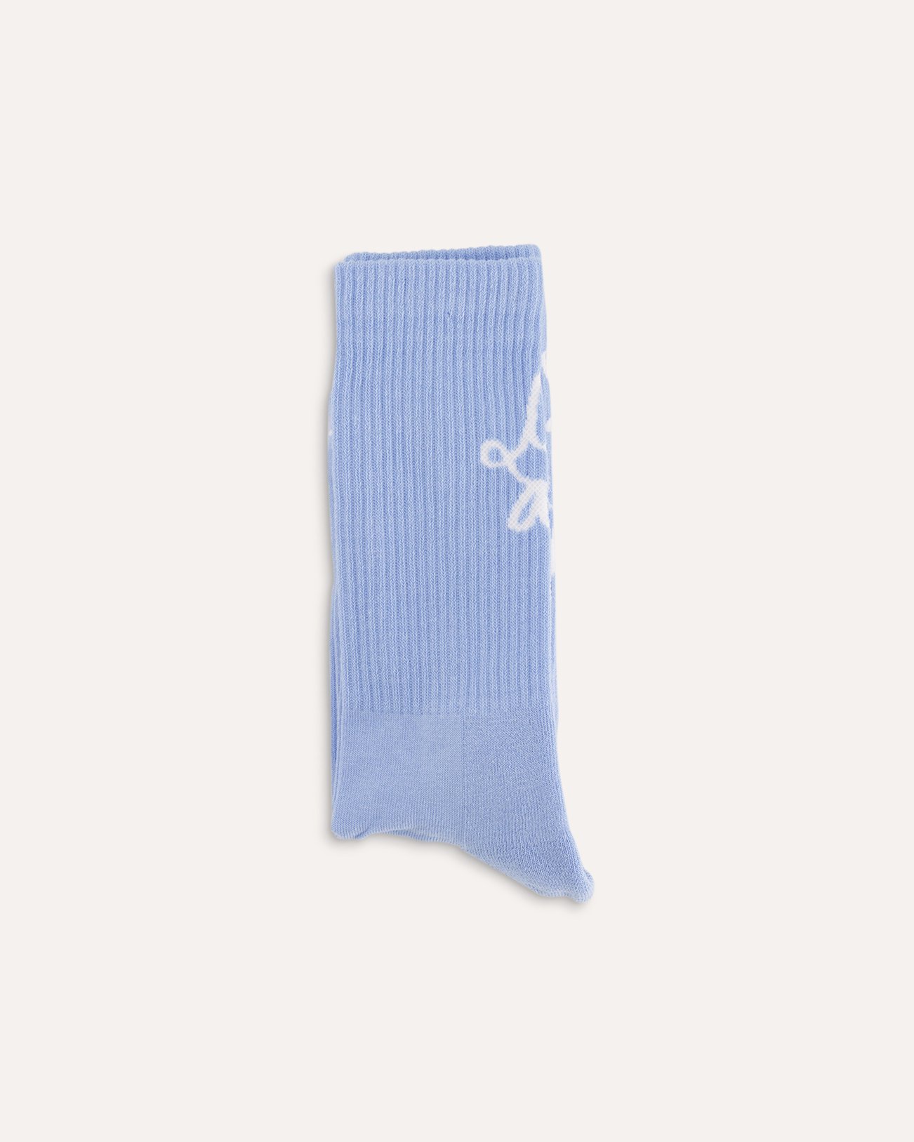 OLAF Monogram Logo Socks BLAUW 1