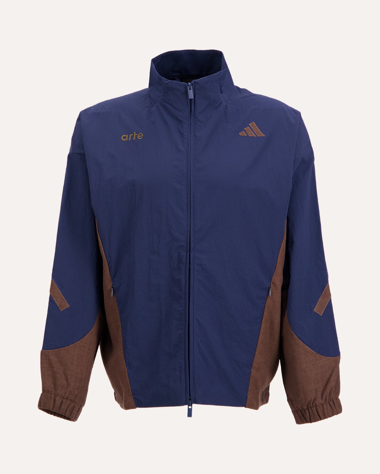 adidas adidas x Arte Antwerp Z.N.E. Material Mix Full-Zip Tracktop DONKERBLAUW 1