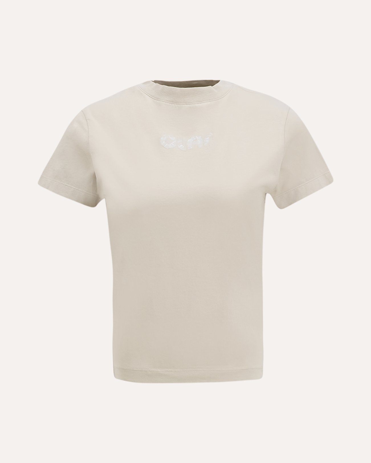 OLAF Olaf Tape Baby Tee BEIGE 1