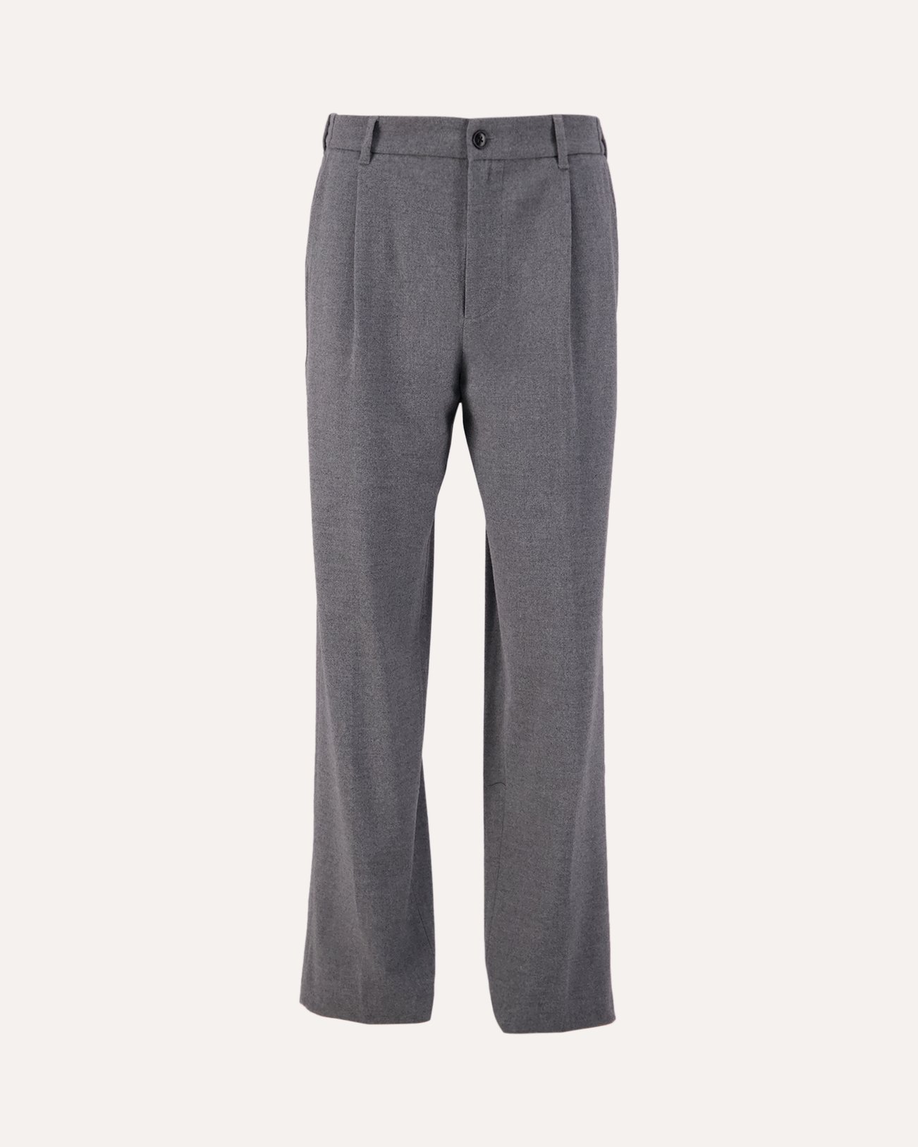 OLAF Regular Pleated Pant GRIJS 1