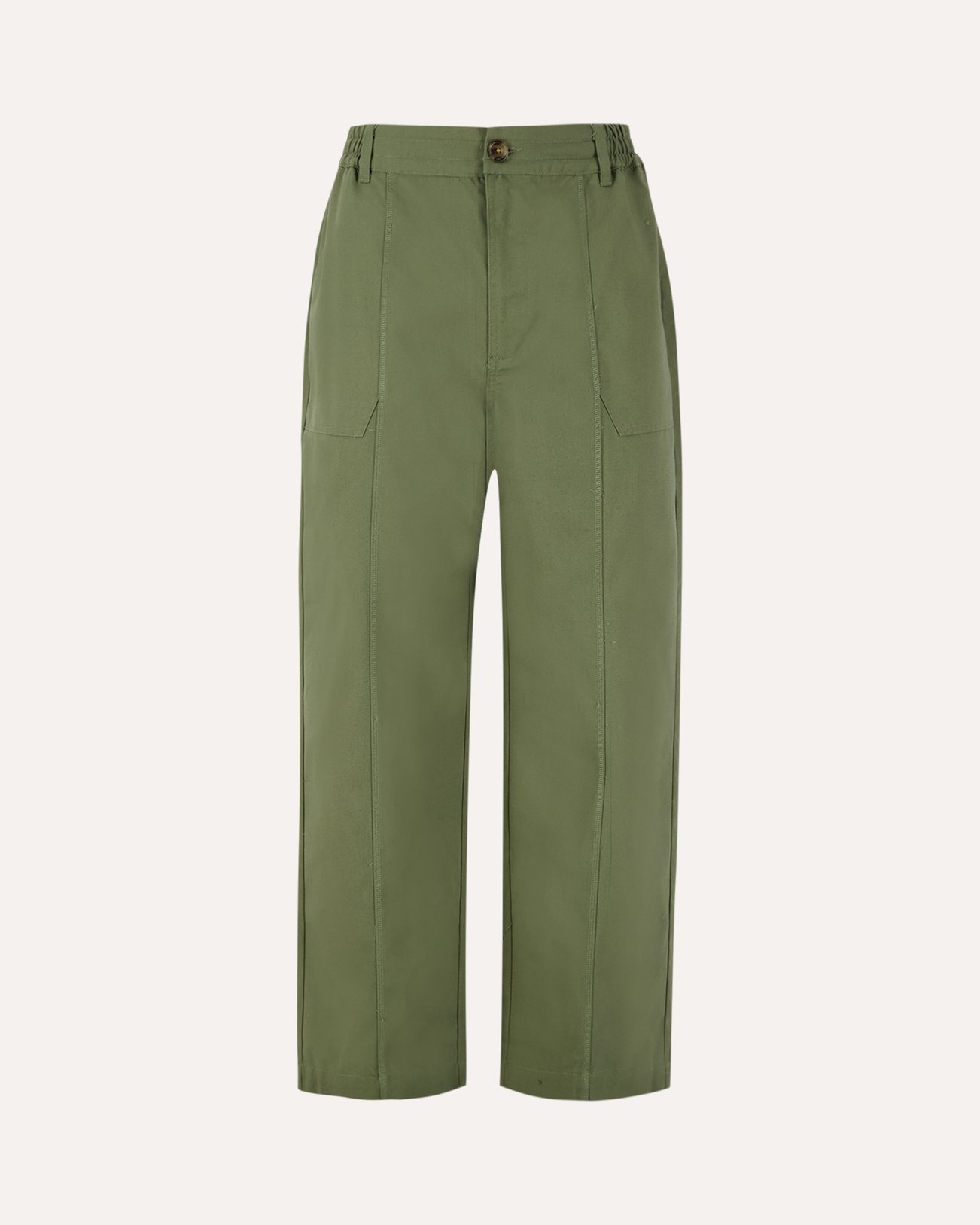 POP Trading Company Military Overpant GROEN 1