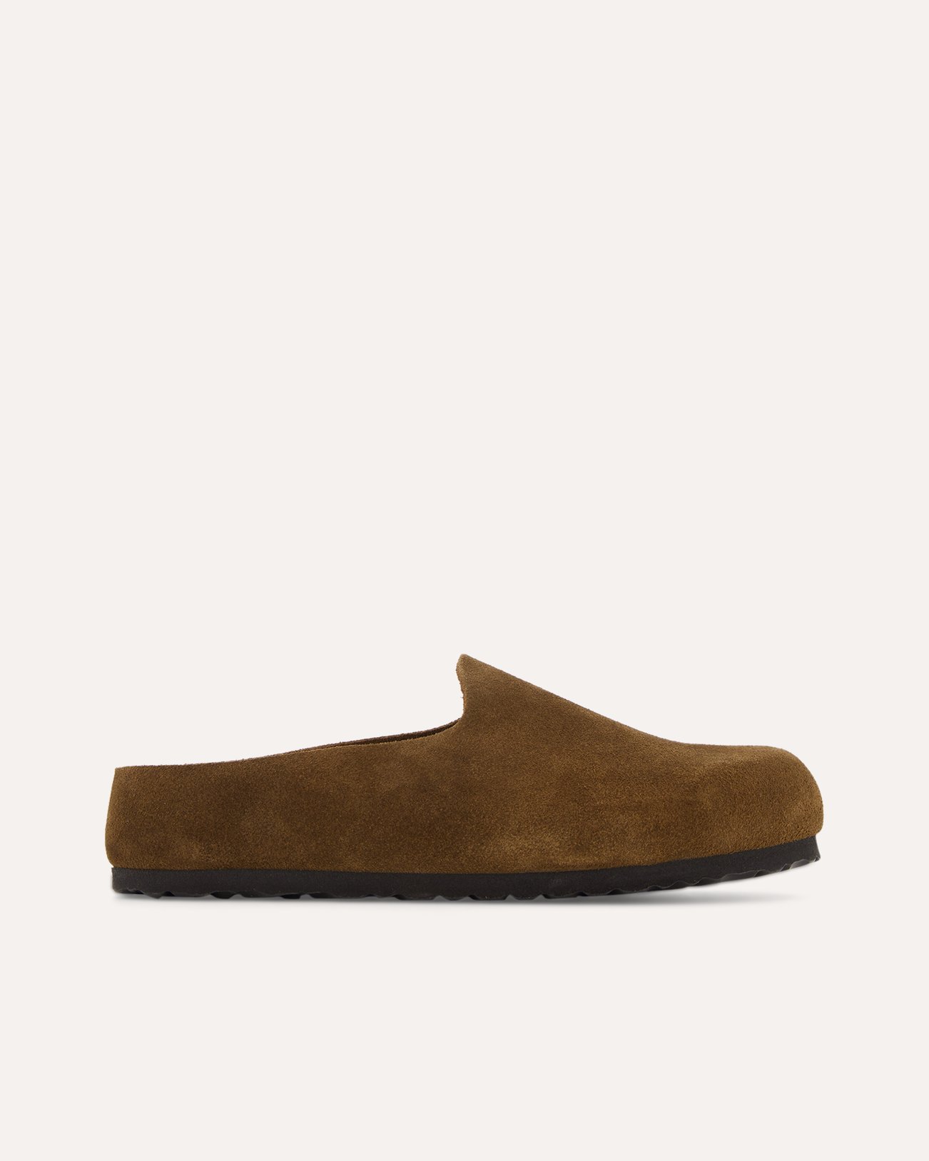Birkenstock Amsterdam Wrapped Suede Leather DONKERBRUIN 1