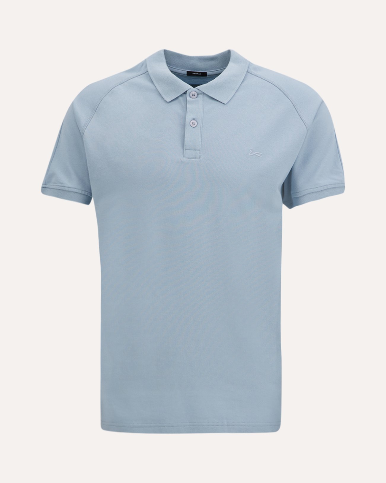 Denham Brian Raglan Polo Spgd BLAUW 1