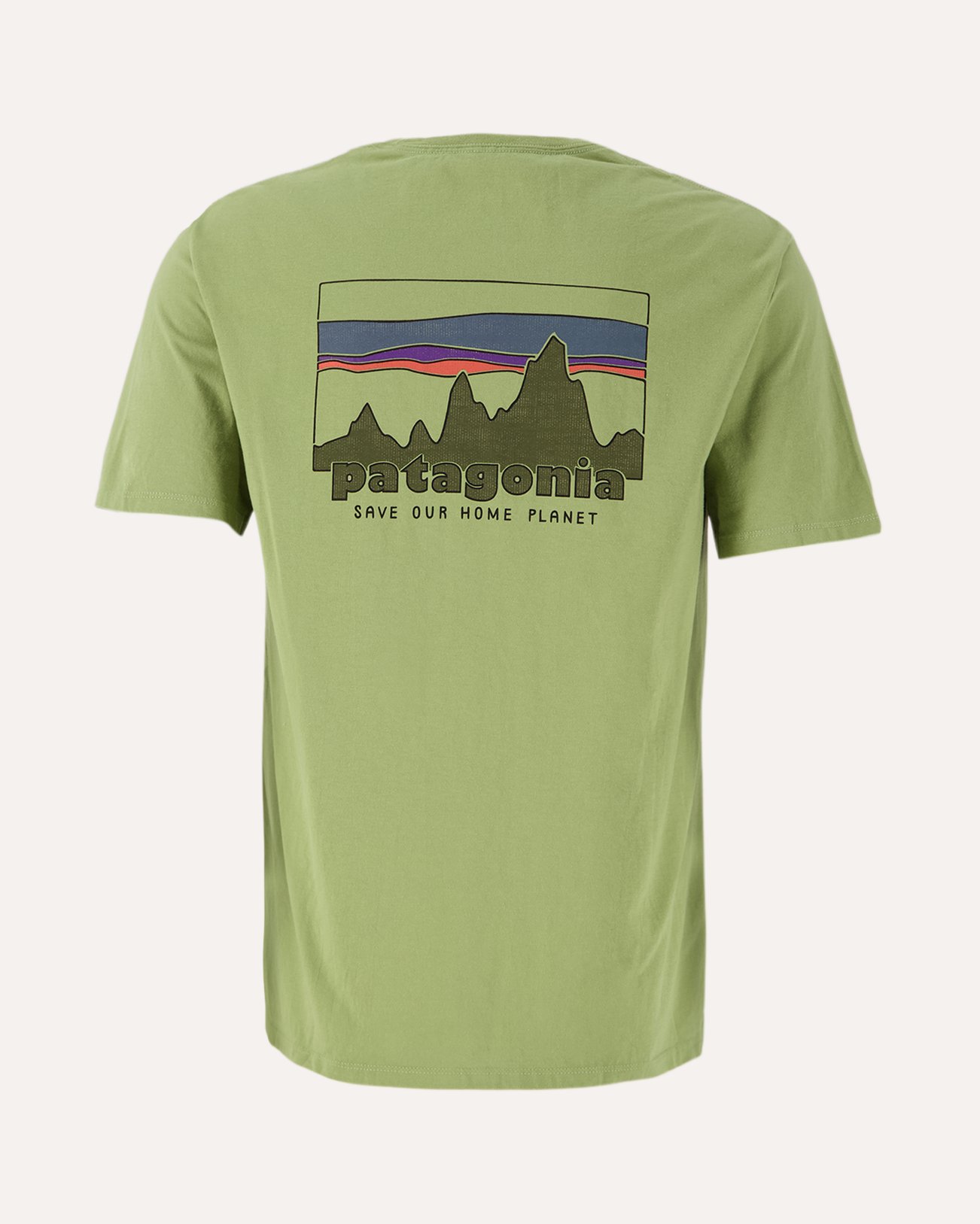 Patagonia M'S '73 Skyline Organic T-Shirt GREEN 1