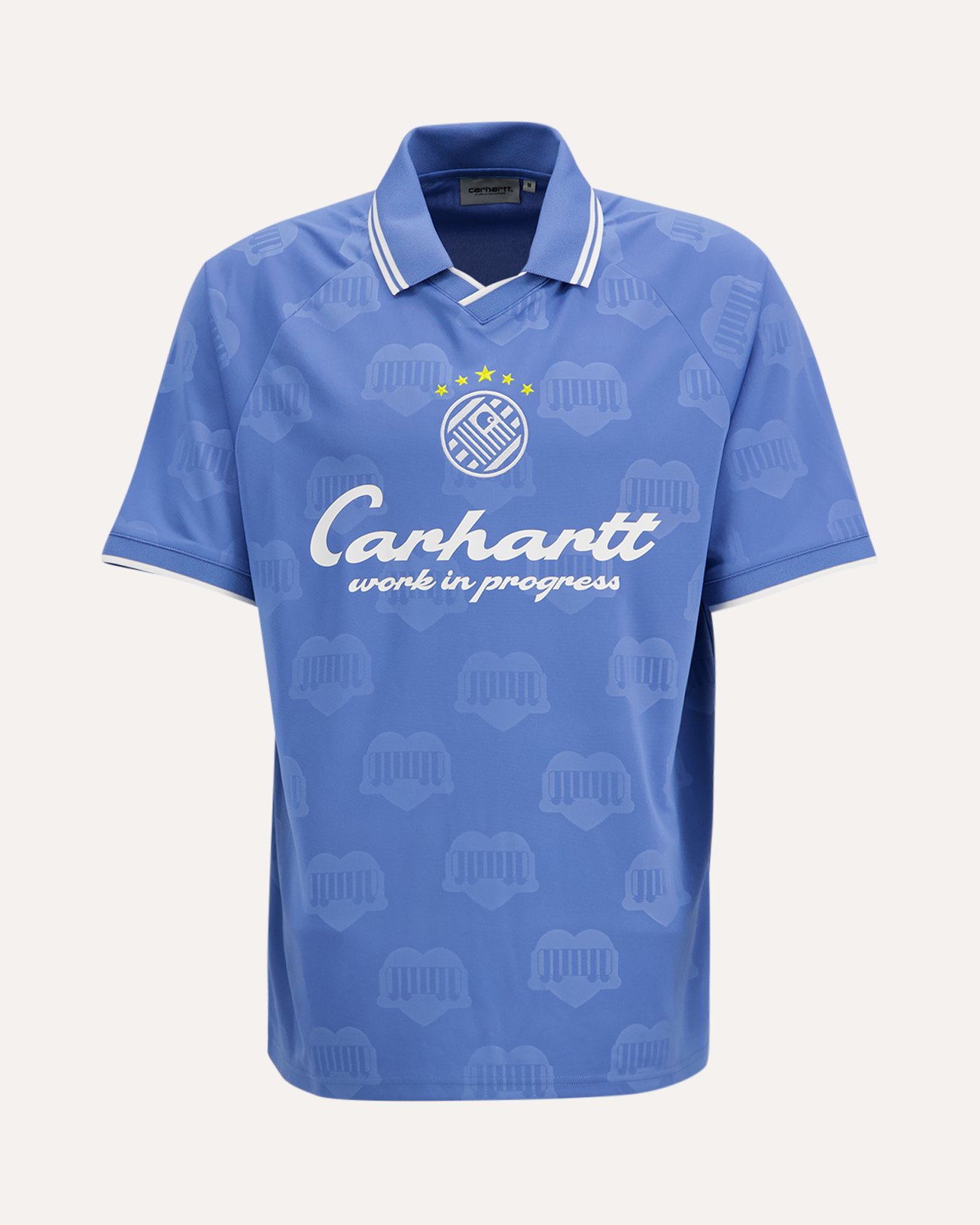 Carhartt S/S Terrace Football T Shirt BLAUW 1