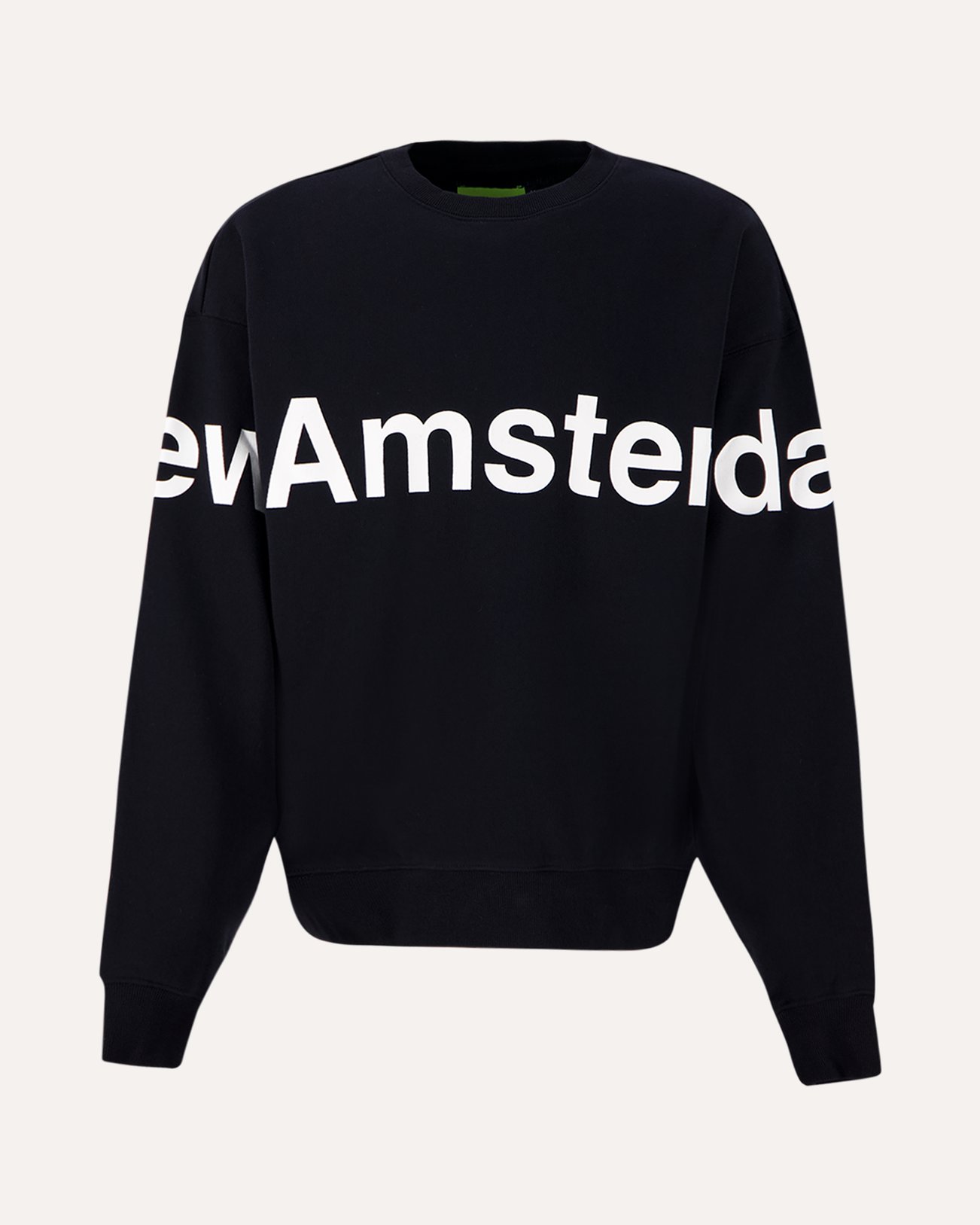 New Amsterdam Surf Association Logo Line Sweat Black ZWART 1