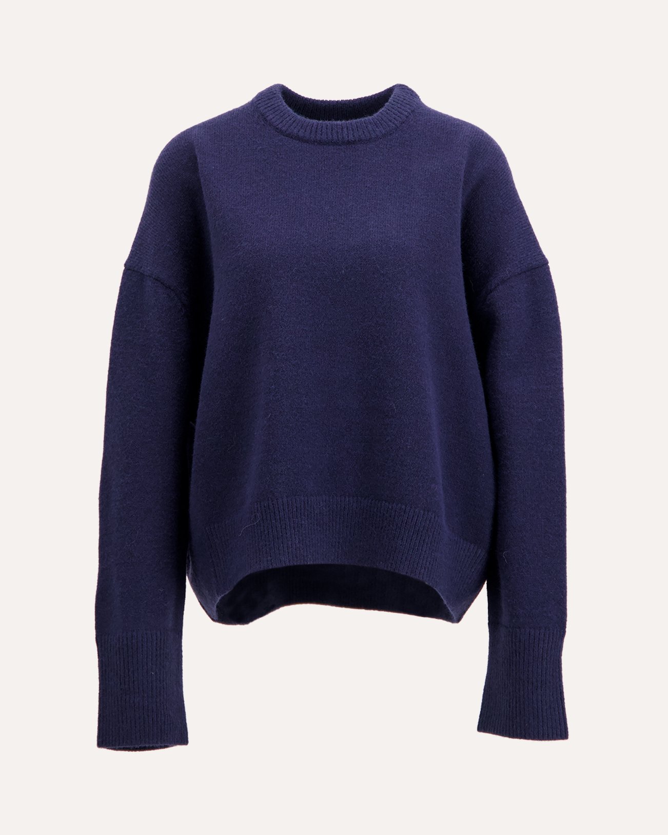 Boii Studios Olol O Neck Knit DONKERBLAUW 1