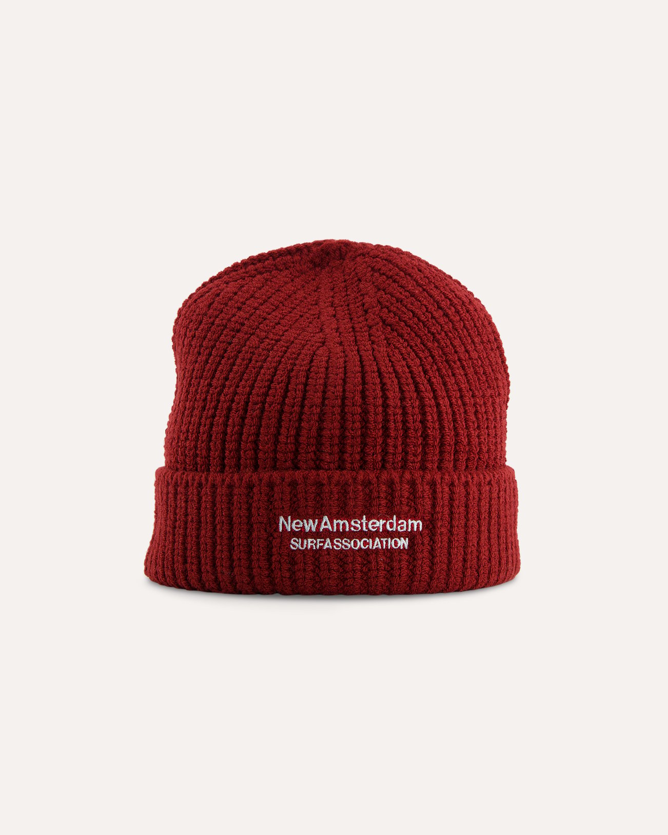 New Amsterdam Surf Association Reversible Logo Beanie ROOD 1