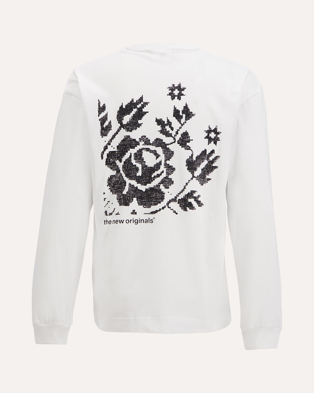 The New Originals Crochet Flower Longsleeve WIT 1