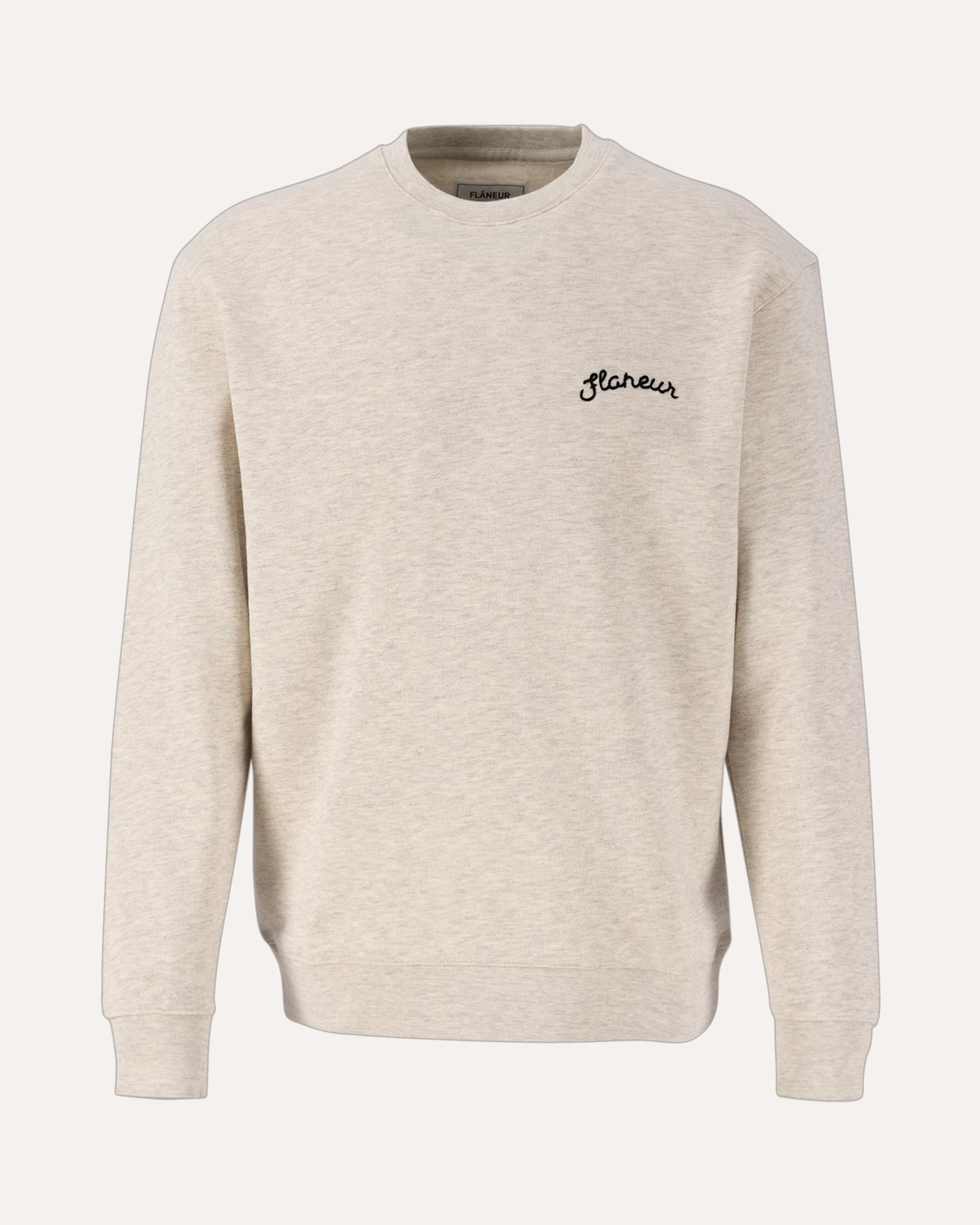 Flaneur Signature Sweater GRIJS 1