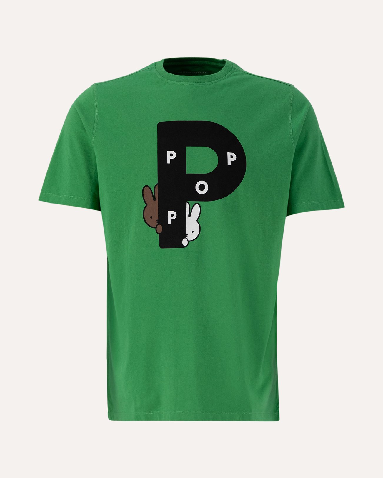 POP Trading Company Miffy Big P T-Shirt GROEN 1