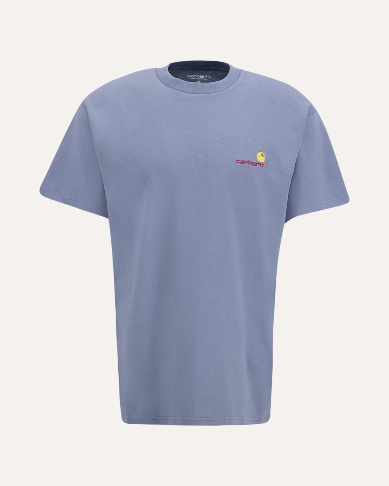 Carhartt S/S American Script T Shirt BLAUW 1