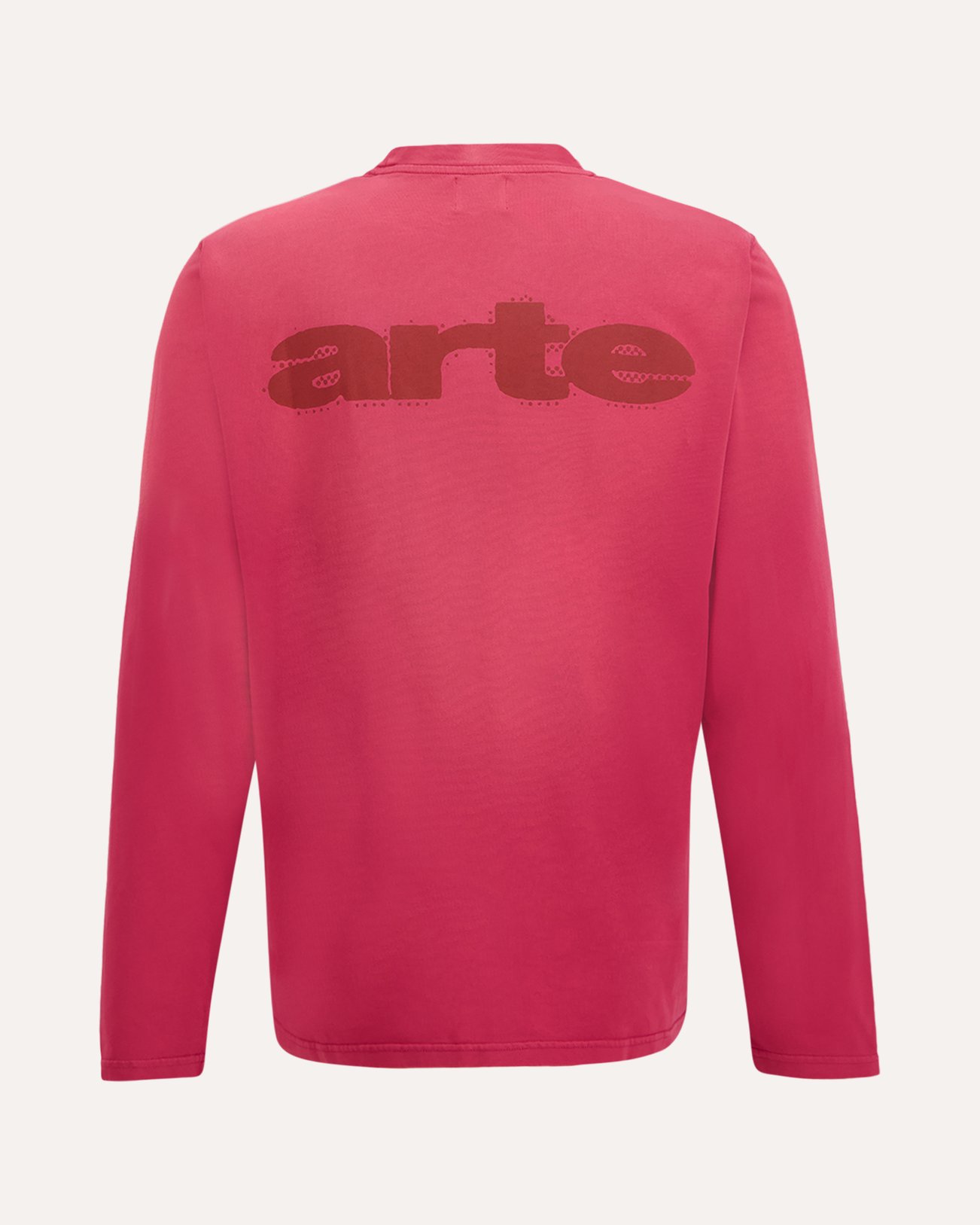 Arte Antwerp Stencil Sunfade Longsleeve ROOD 1