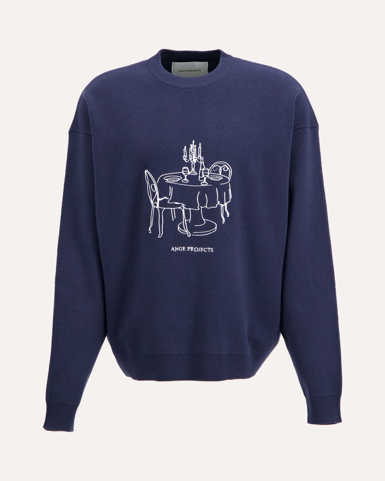 Ange Projects Bistro Knit Jumper DONKERBLAUW 1