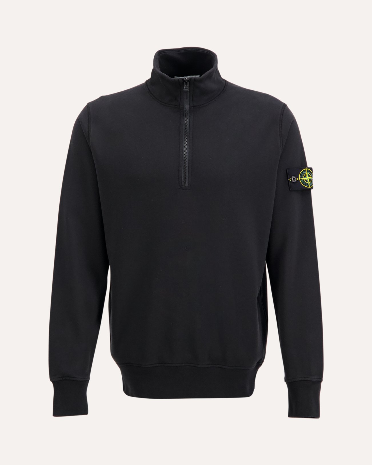 Stone Island S0051 Half Zip Sweater ZWART 1