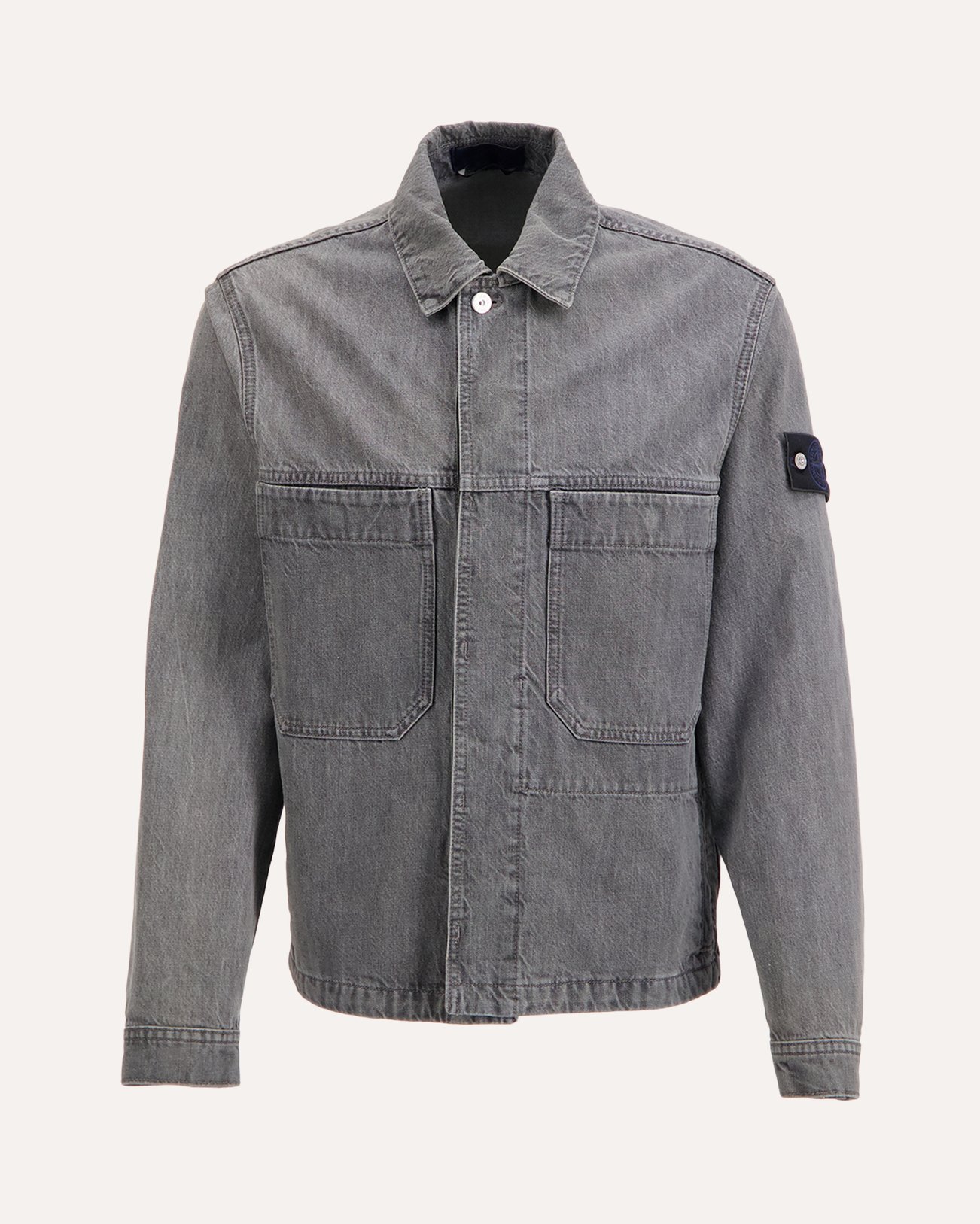 Stone Island 4100006 Biker Jas GRIJS 1