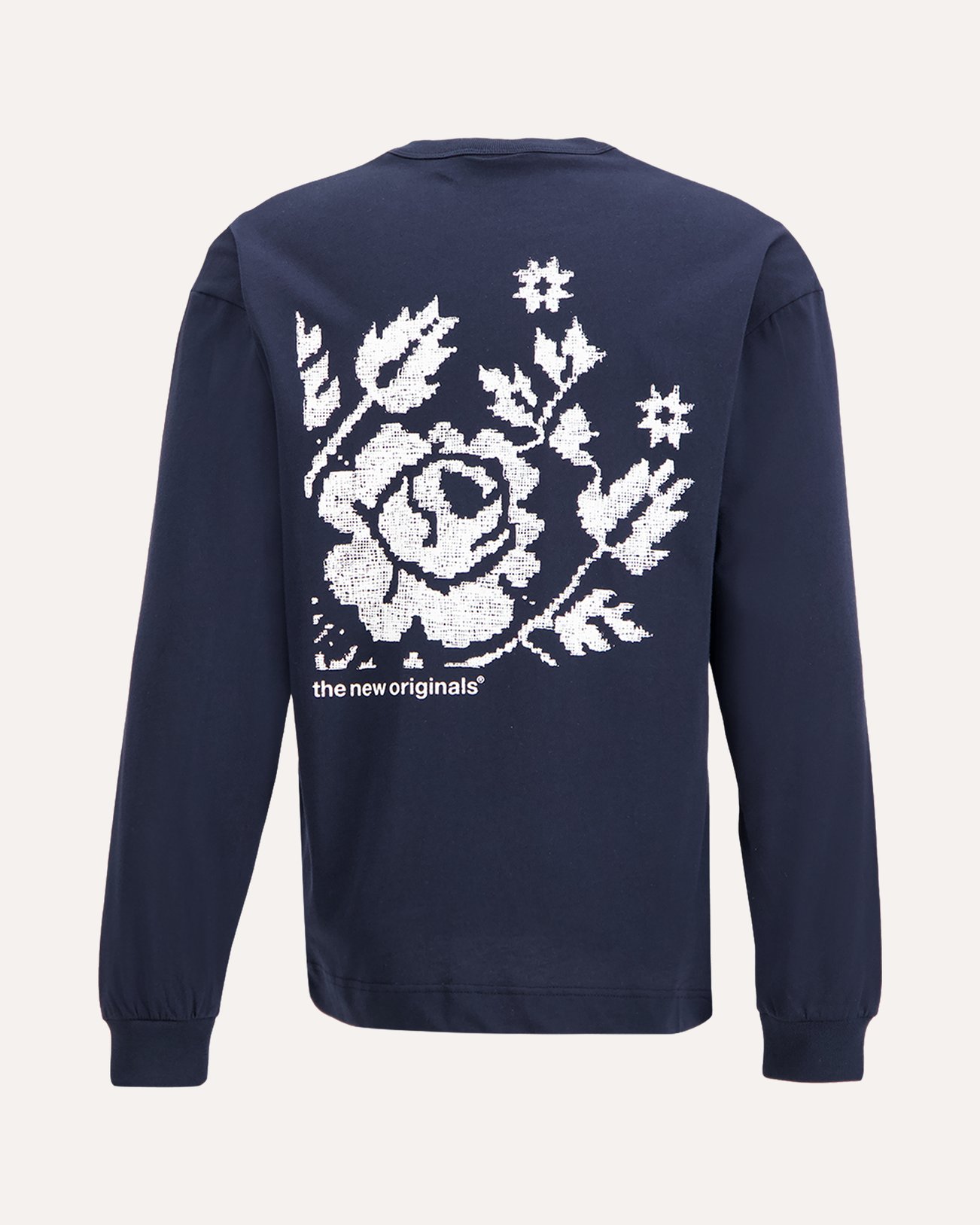 The New Originals Crochet Flower Longsleeve DONKERBLAUW 1