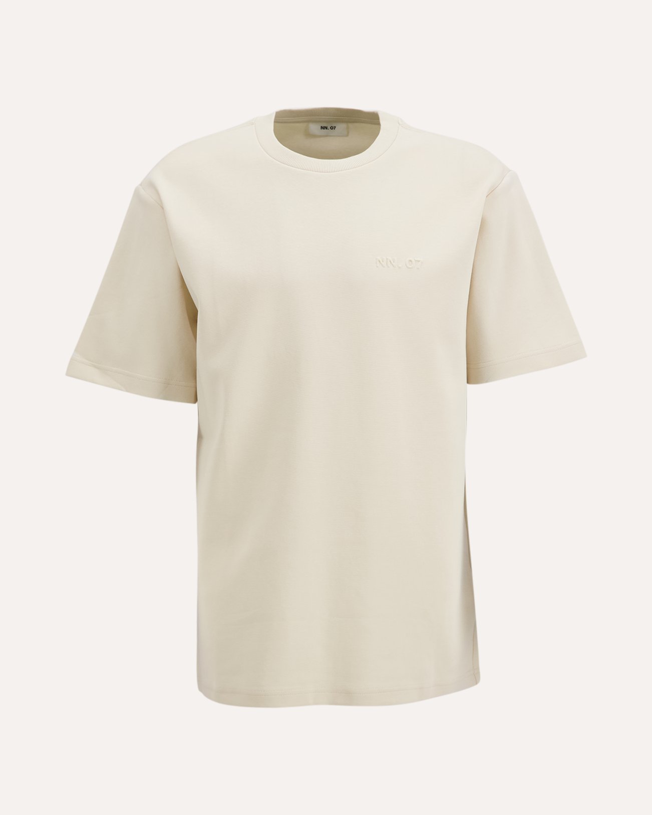 NN.07 Nat Ss Logo Tee 3457 BEIGE 1