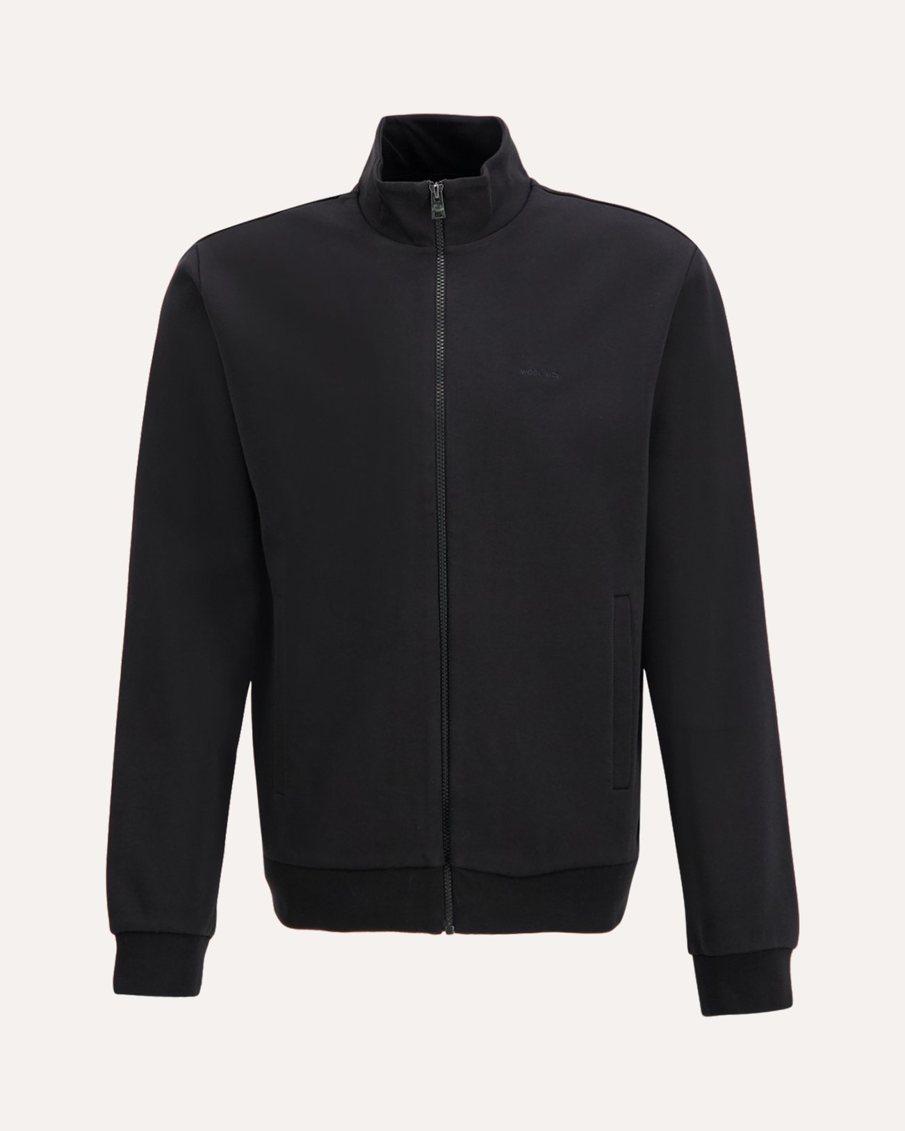 Woolrich Logo Interlock Track ZWART 1